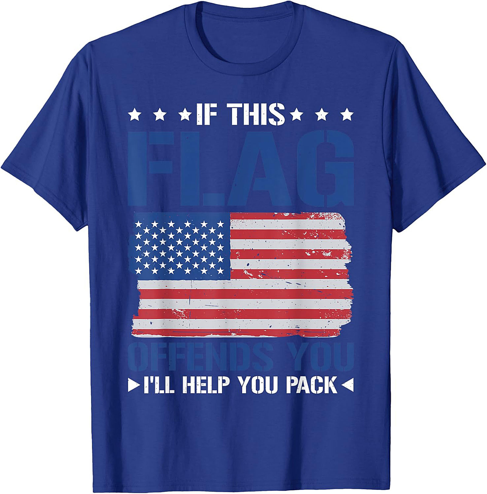 Patriotic Flag Graphic Tee | Funny American Shirt