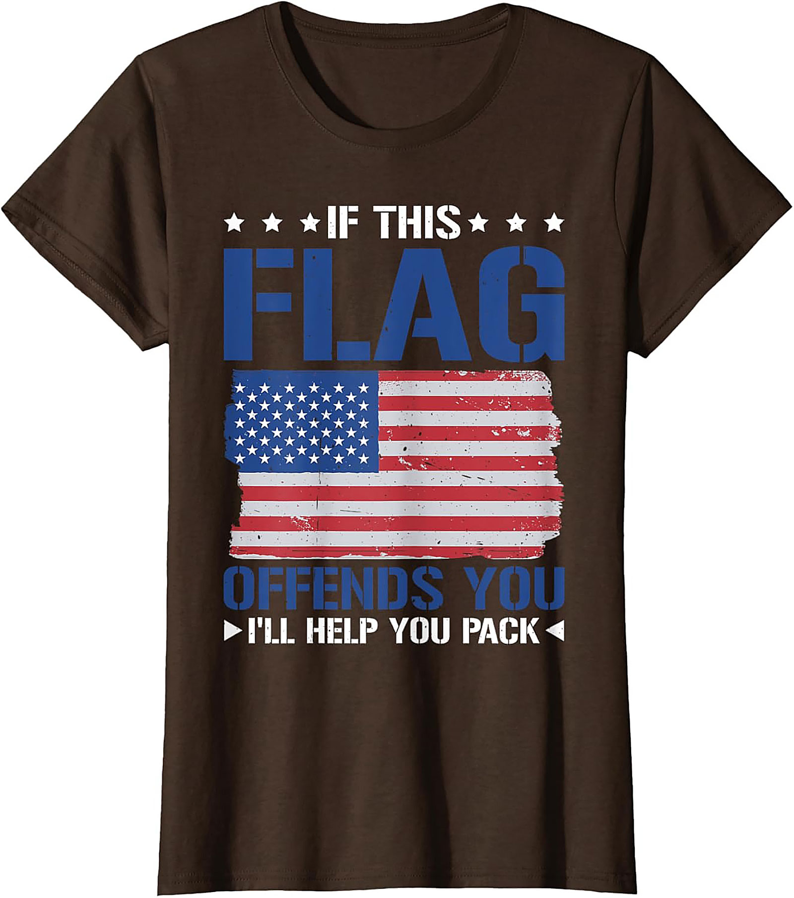 Patriotic Flag Graphic Tee | Funny American Shirt