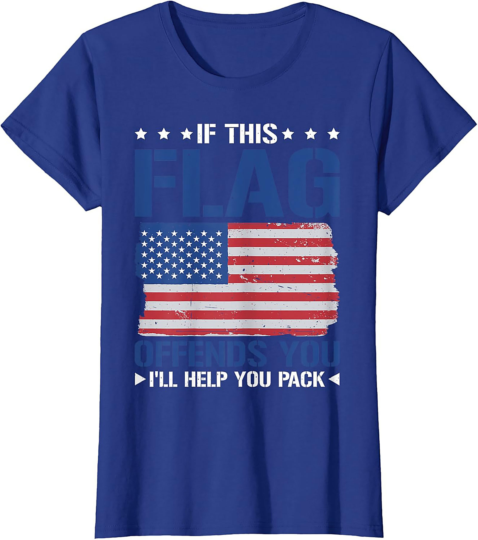Patriotic Flag Graphic Tee | Funny American Shirt