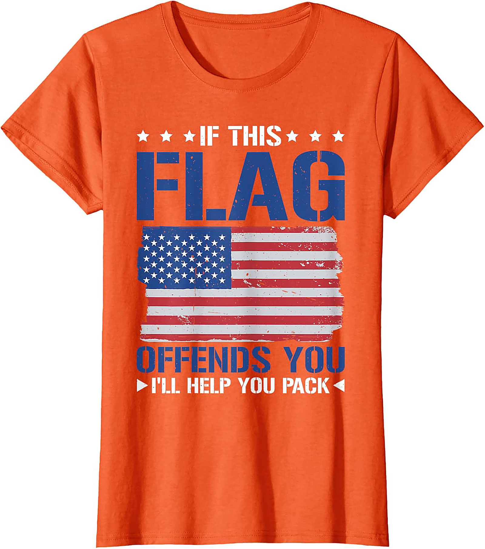 Patriotic Flag Graphic Tee | Funny American Shirt