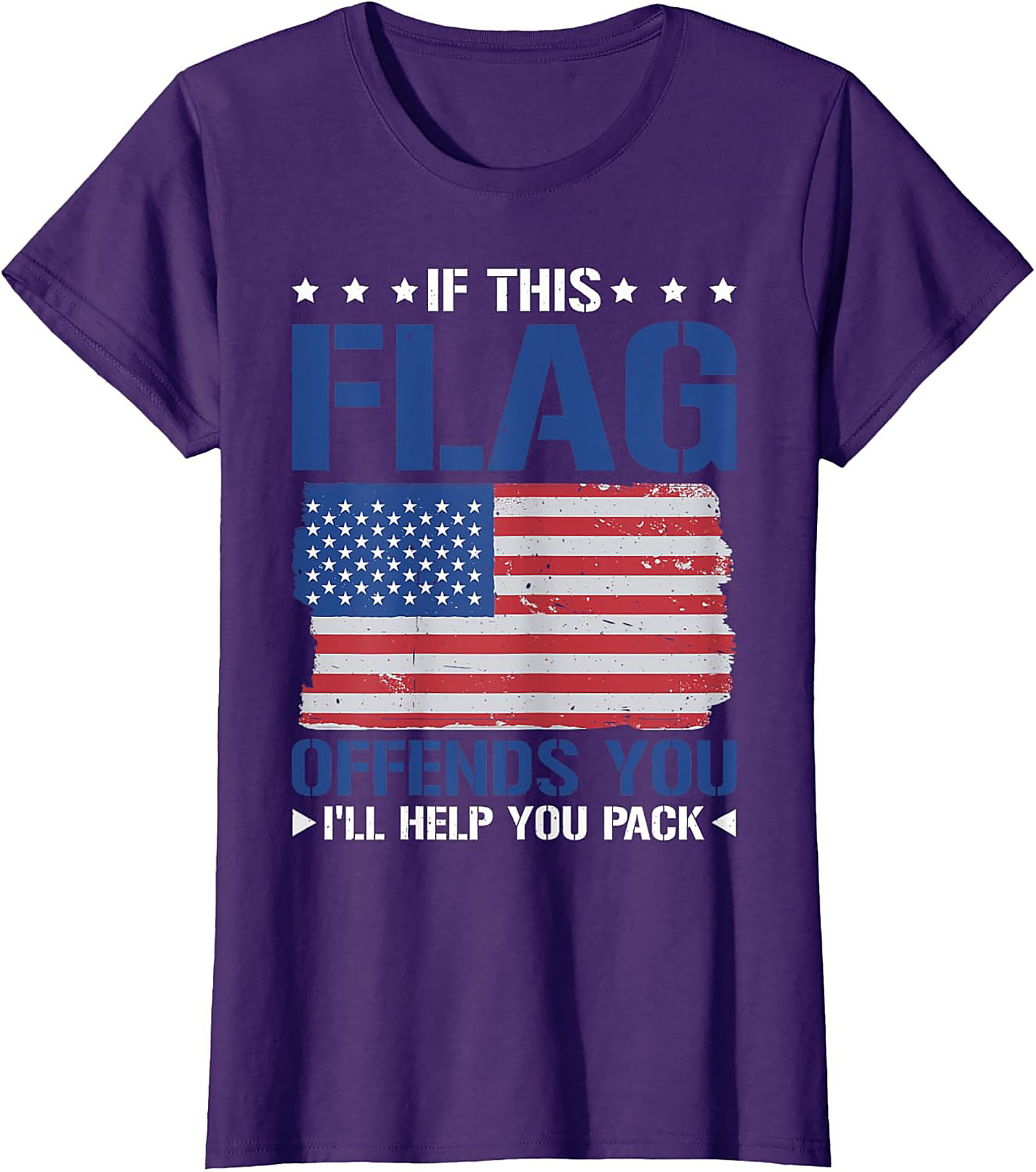 Patriotic Flag Graphic Tee | Funny American Shirt