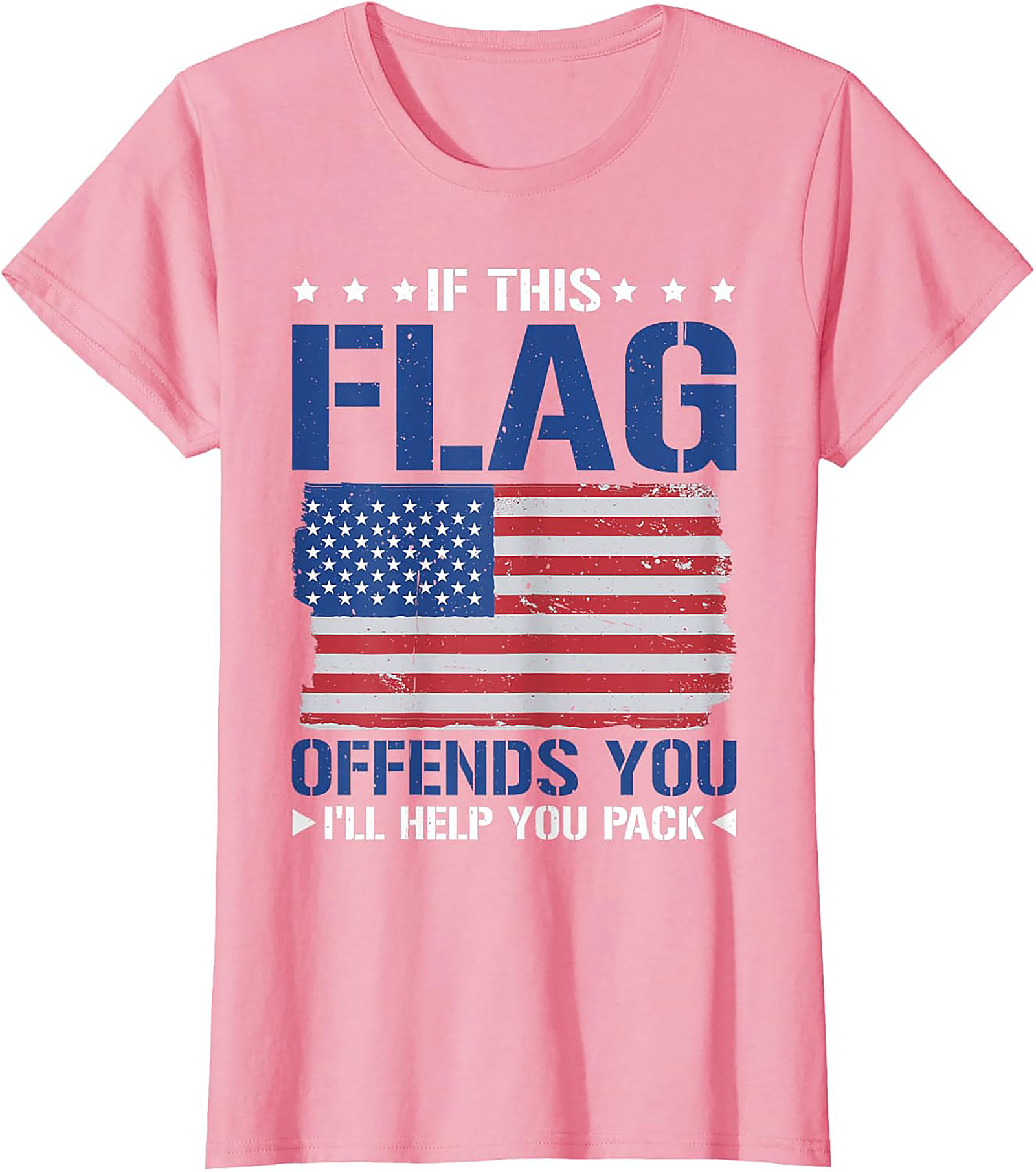 Patriotic Flag Graphic Tee | Funny American Shirt