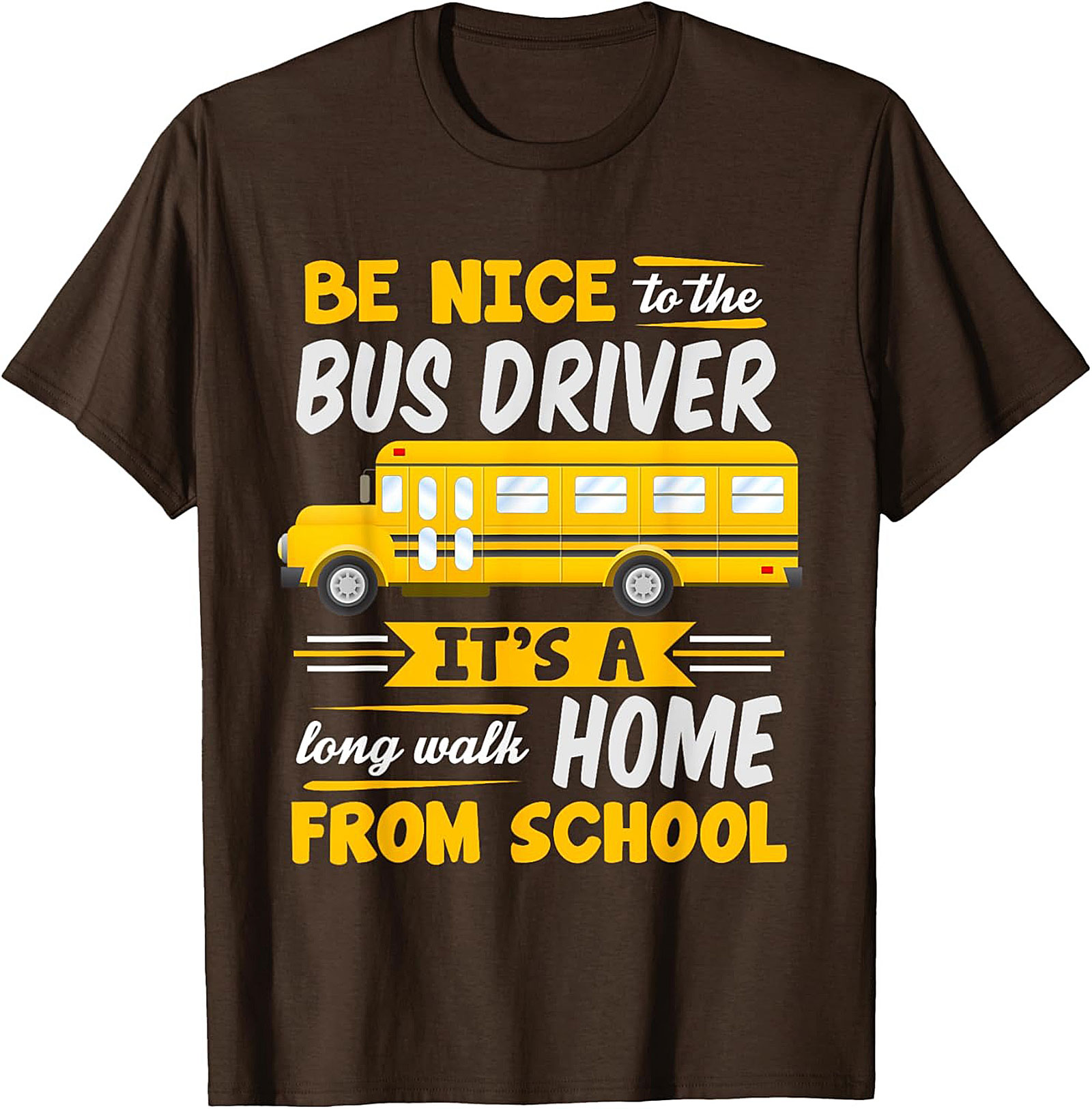Funny Bus Driver T-Shirt  School Bus Graphic Tee Gift