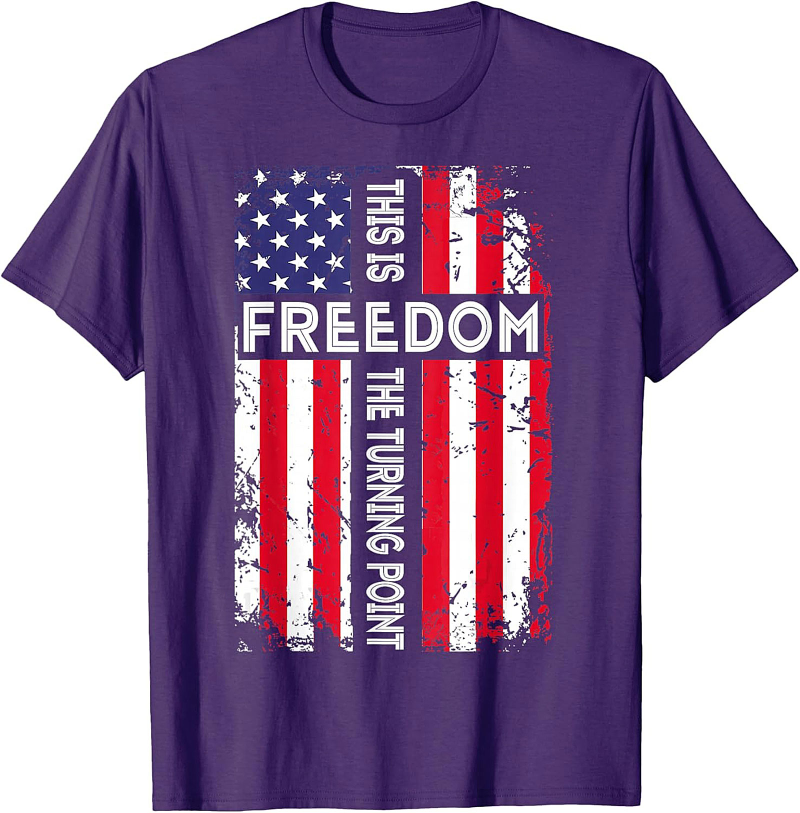 Patriotic Freedom T-Shirt | American Flag Turning Point Tee