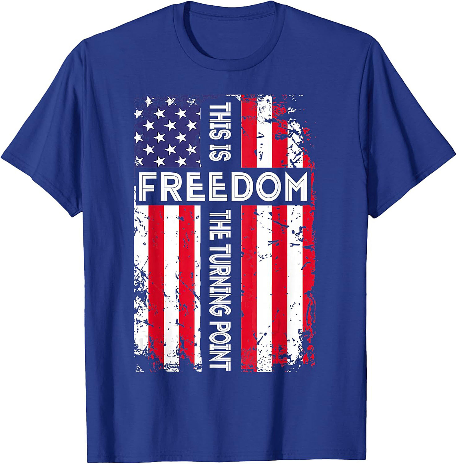 Patriotic Freedom T-Shirt | American Flag Turning Point Tee