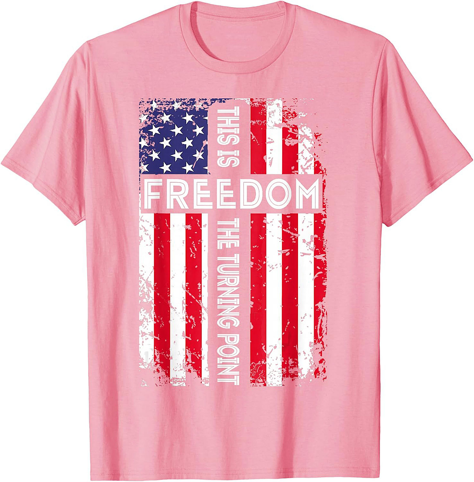 Patriotic Freedom T-Shirt | American Flag Turning Point Tee