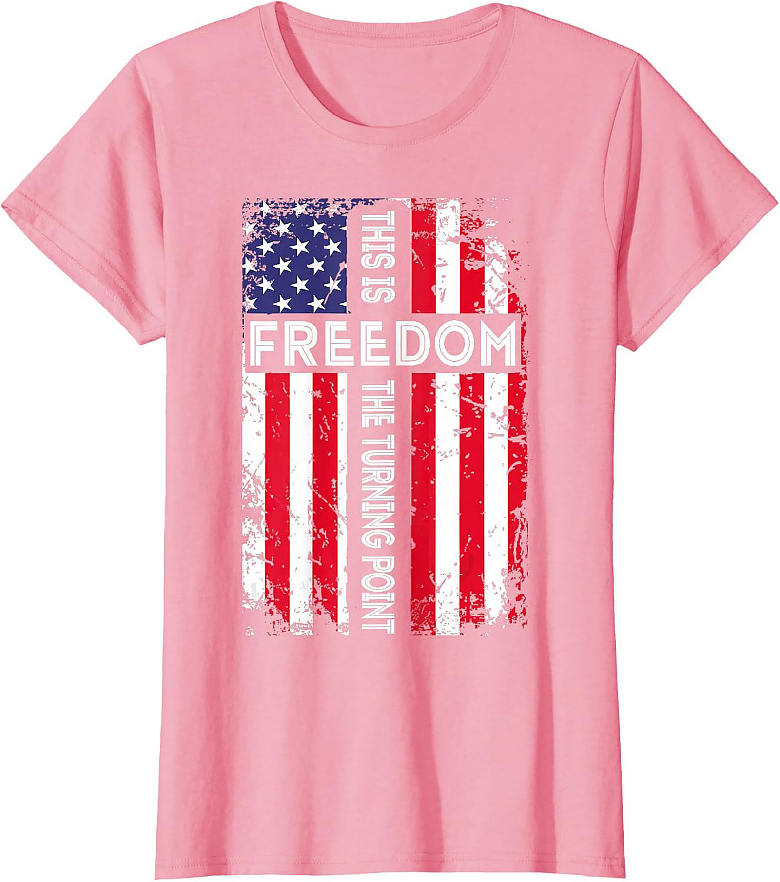 Patriotic Freedom T-Shirt | American Flag Turning Point Tee