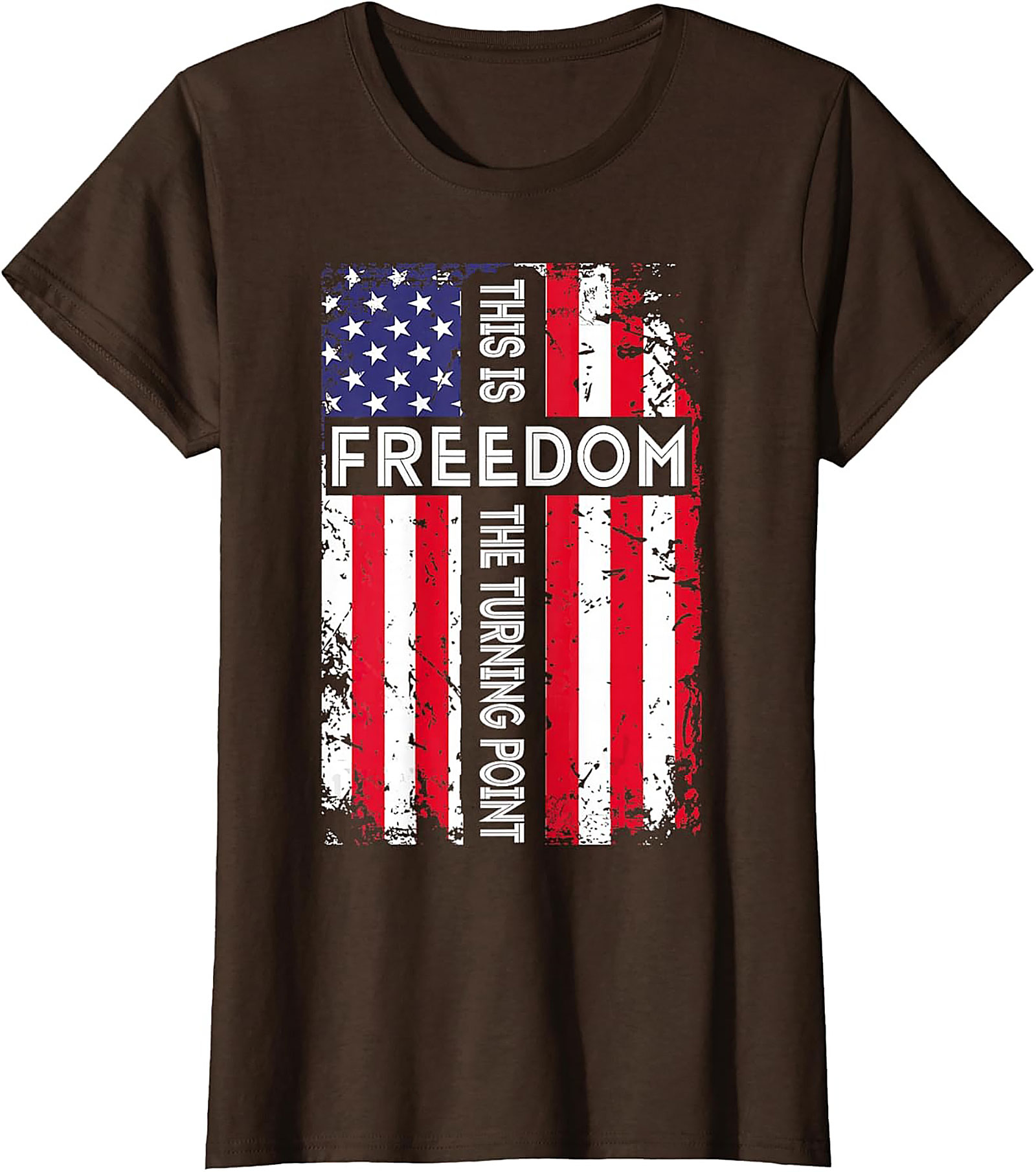 Patriotic Freedom T-Shirt | American Flag Turning Point Tee
