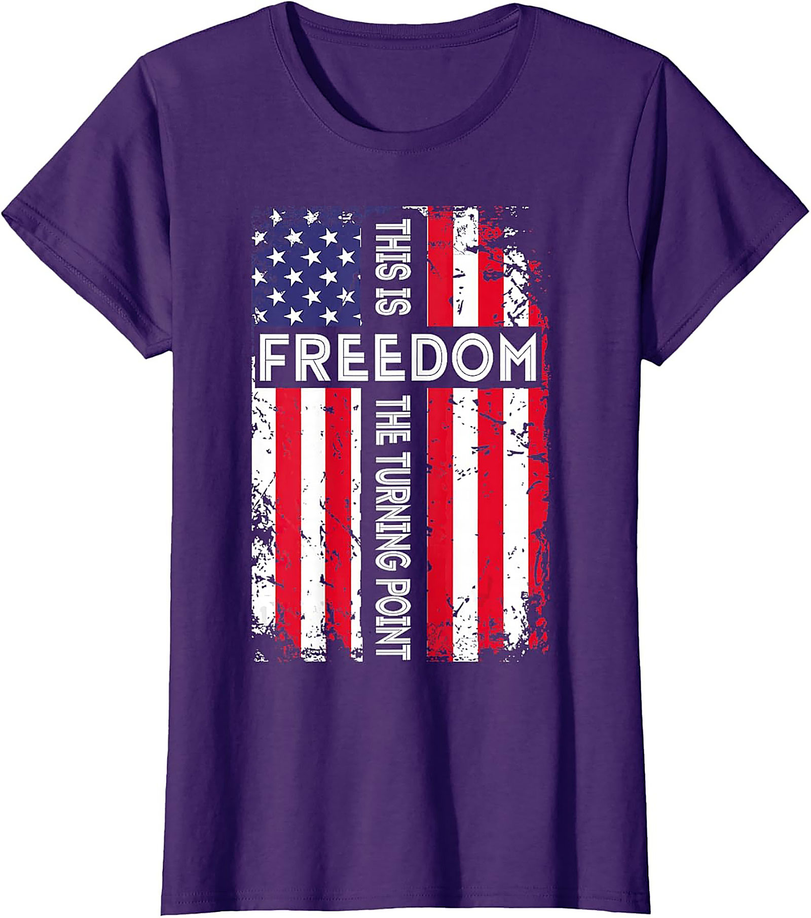 Patriotic Freedom T-Shirt | American Flag Turning Point Tee