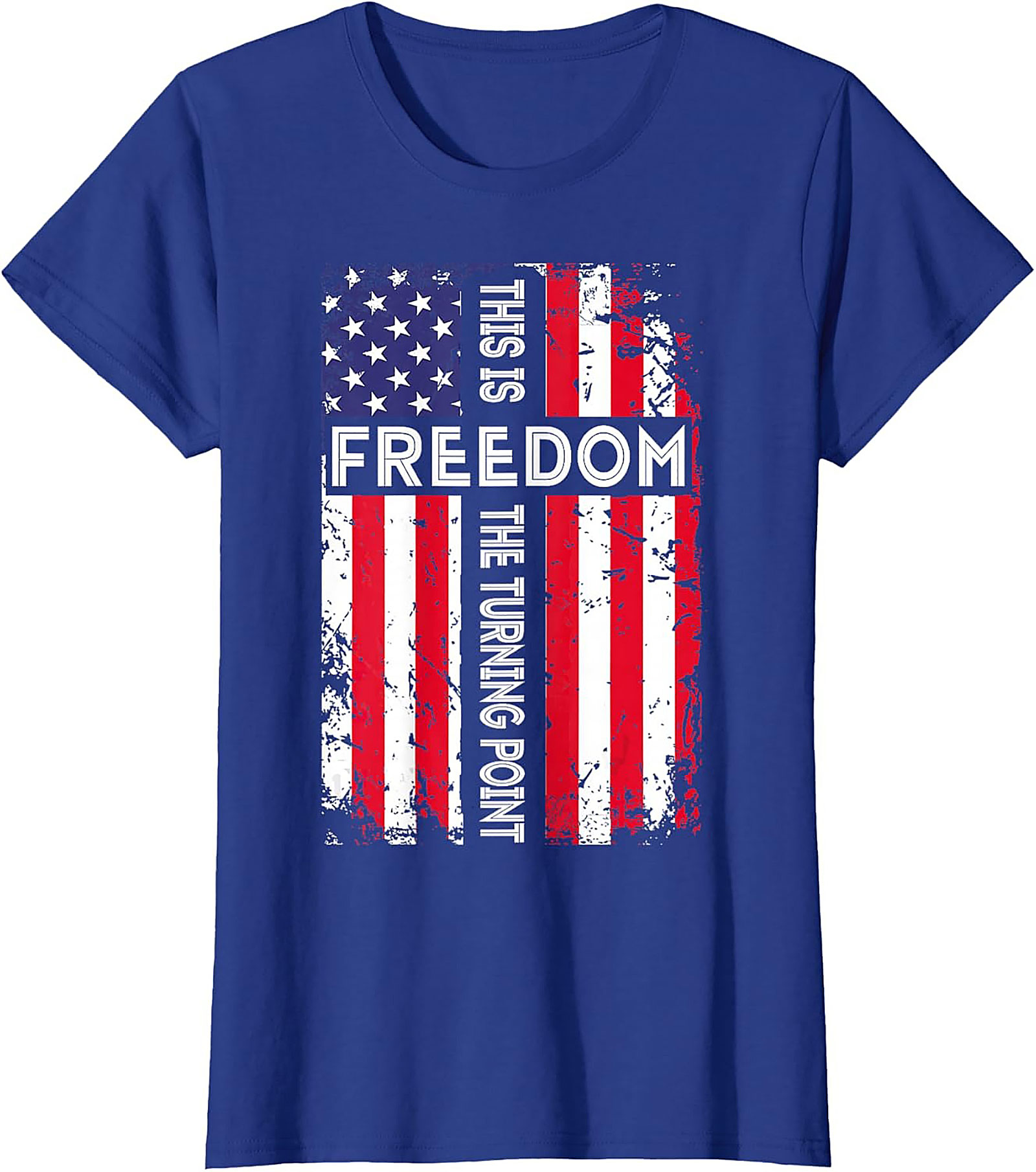 Patriotic Freedom T-Shirt | American Flag Turning Point Tee