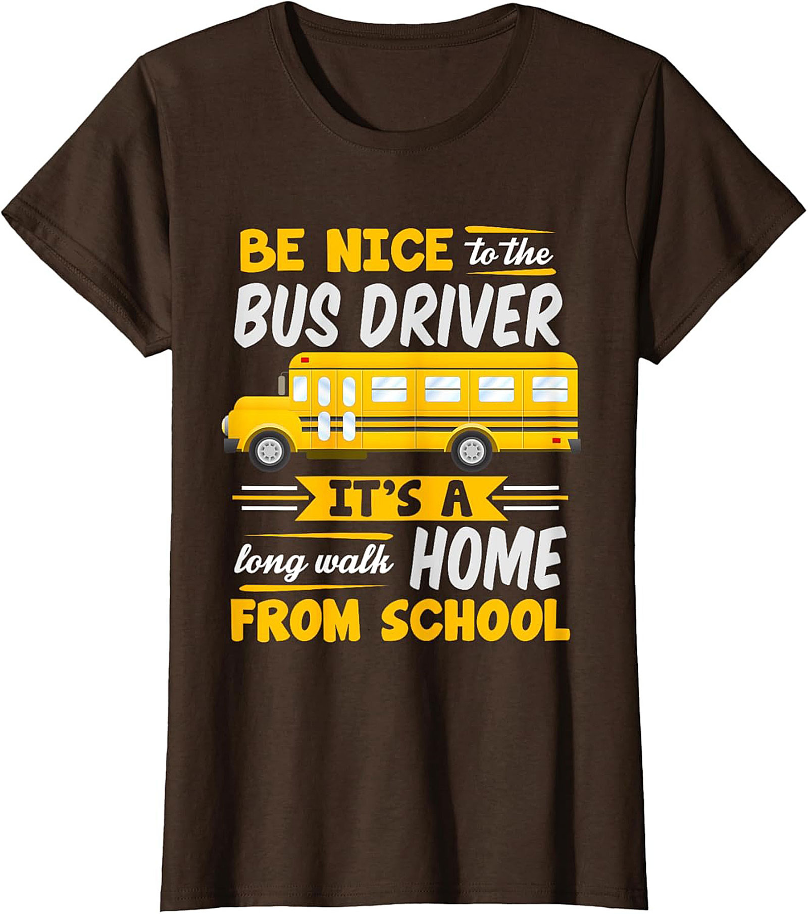Funny Bus Driver T-Shirt  School Bus Graphic Tee Gift