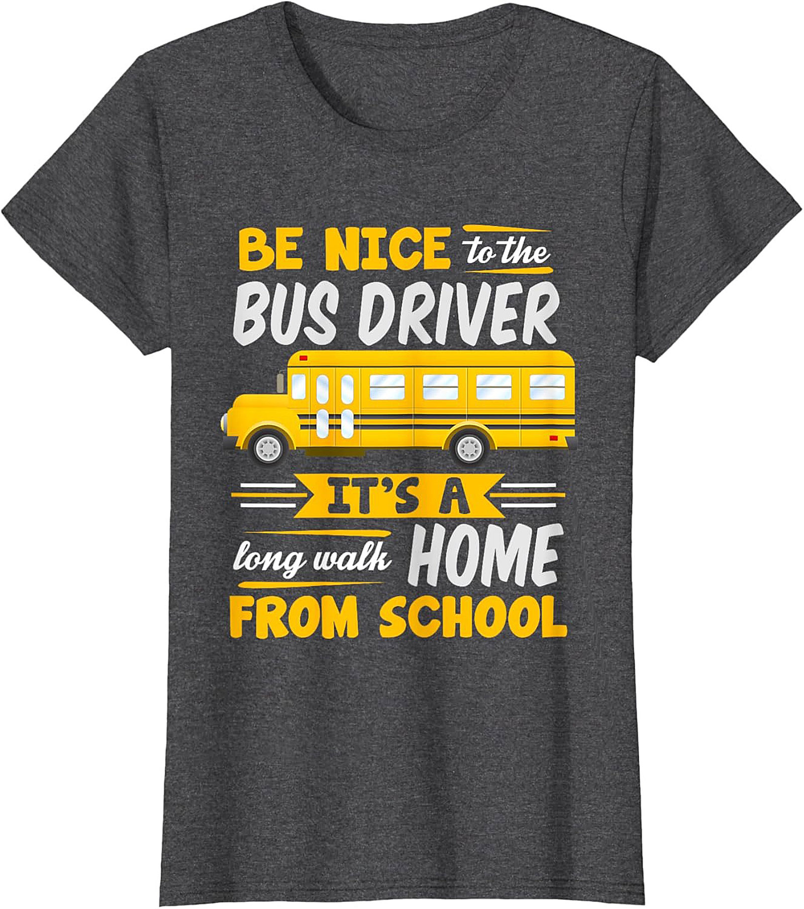 Funny Bus Driver T-Shirt  School Bus Graphic Tee Gift