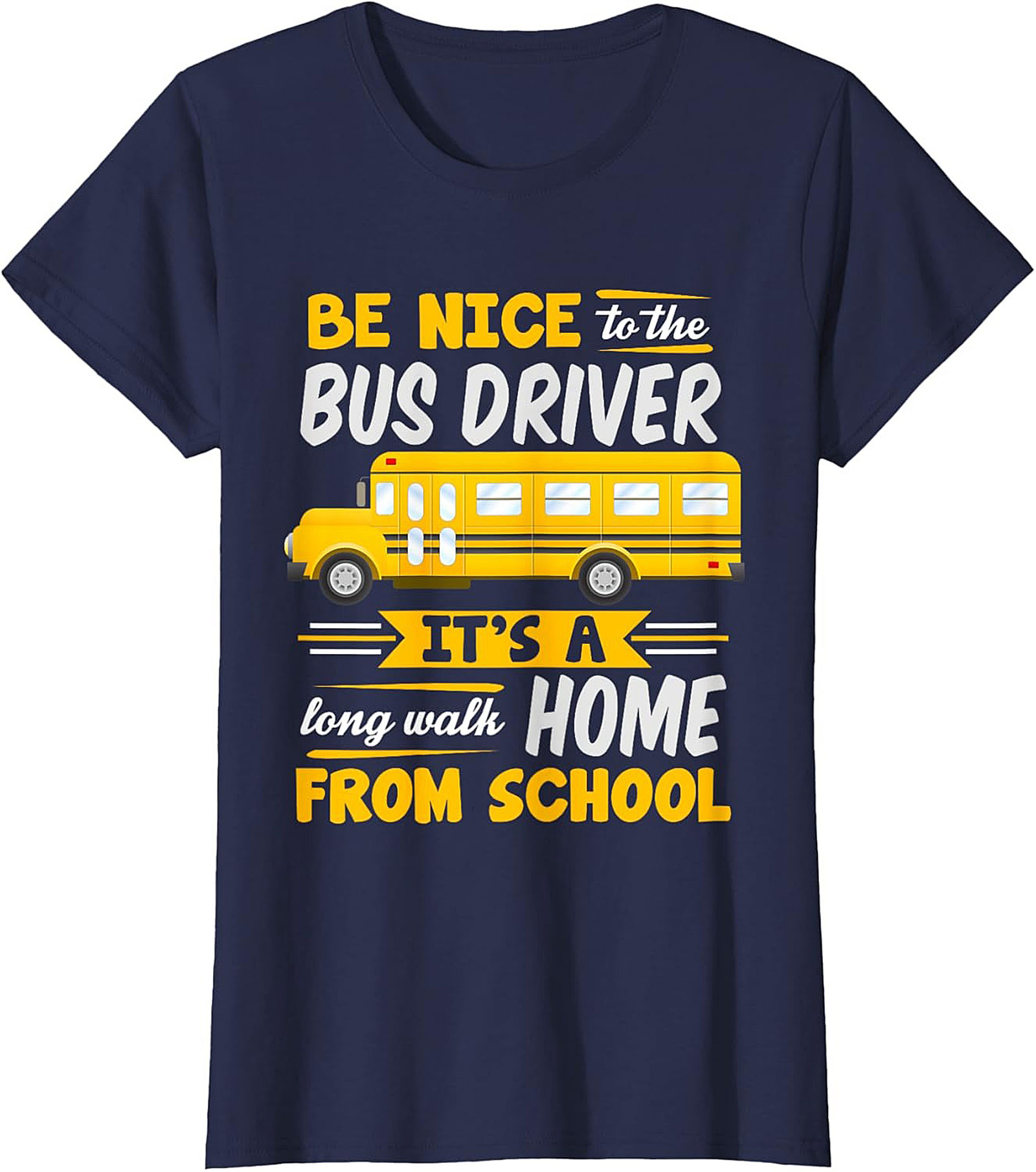 Funny Bus Driver T-Shirt  School Bus Graphic Tee Gift
