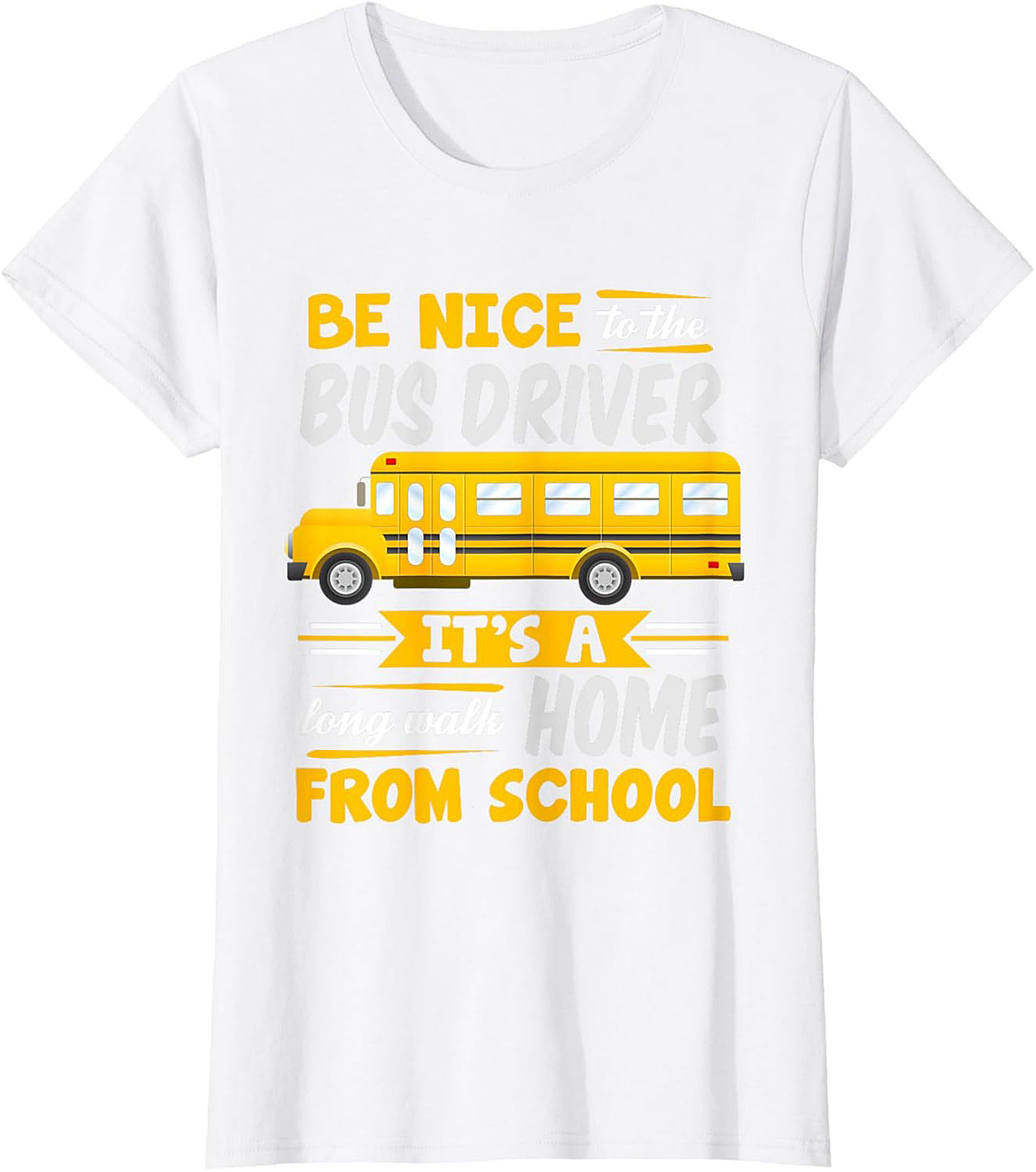 Funny Bus Driver T-Shirt  School Bus Graphic Tee Gift