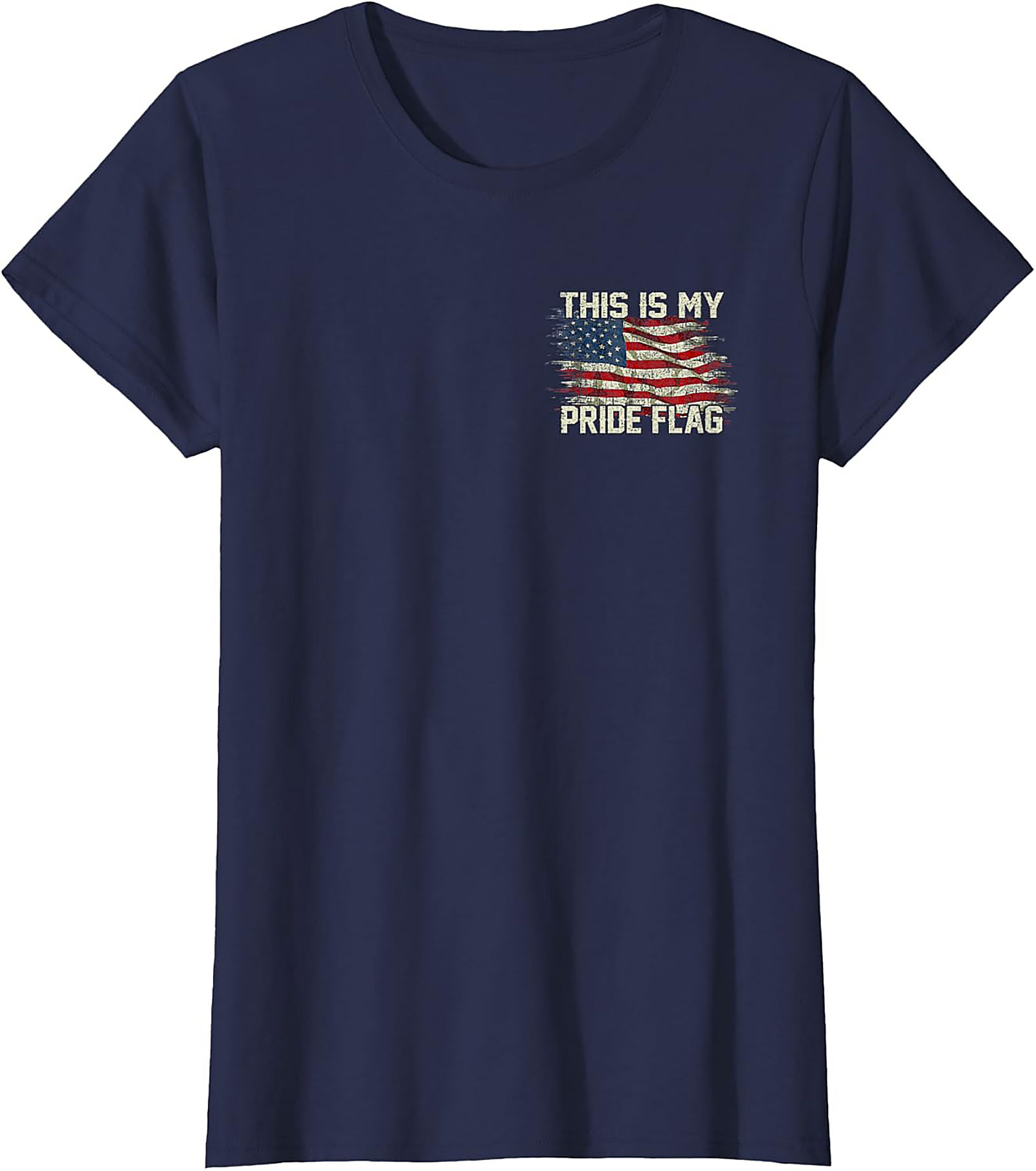 Patriotic American Flag Pride T-Shirt | USA Graphic Tee