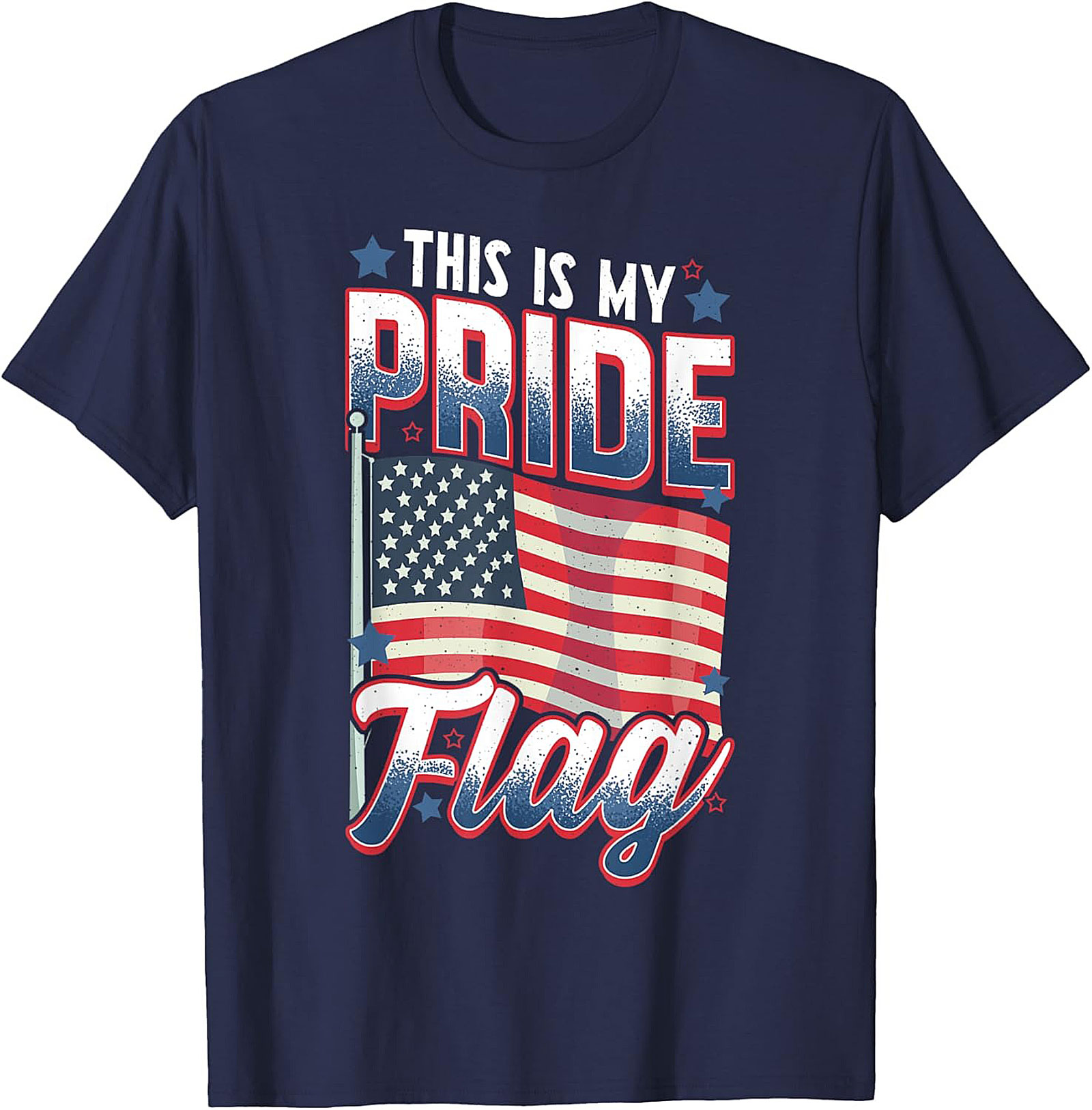 Patriotic Pride Flag Graphic Tee | USA Shirt Gift Idea
