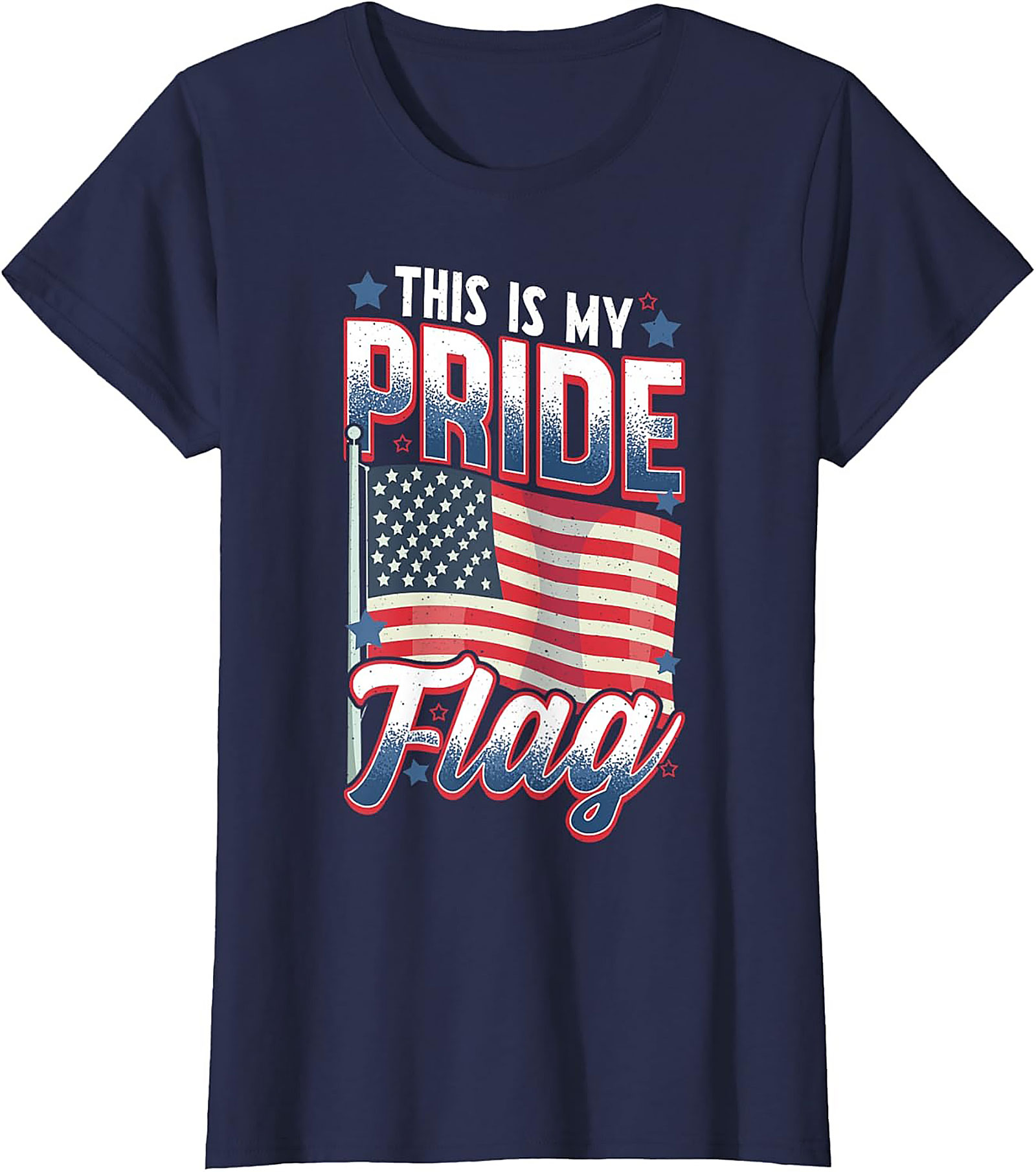 Patriotic Pride Flag Graphic Tee | USA Shirt Gift Idea