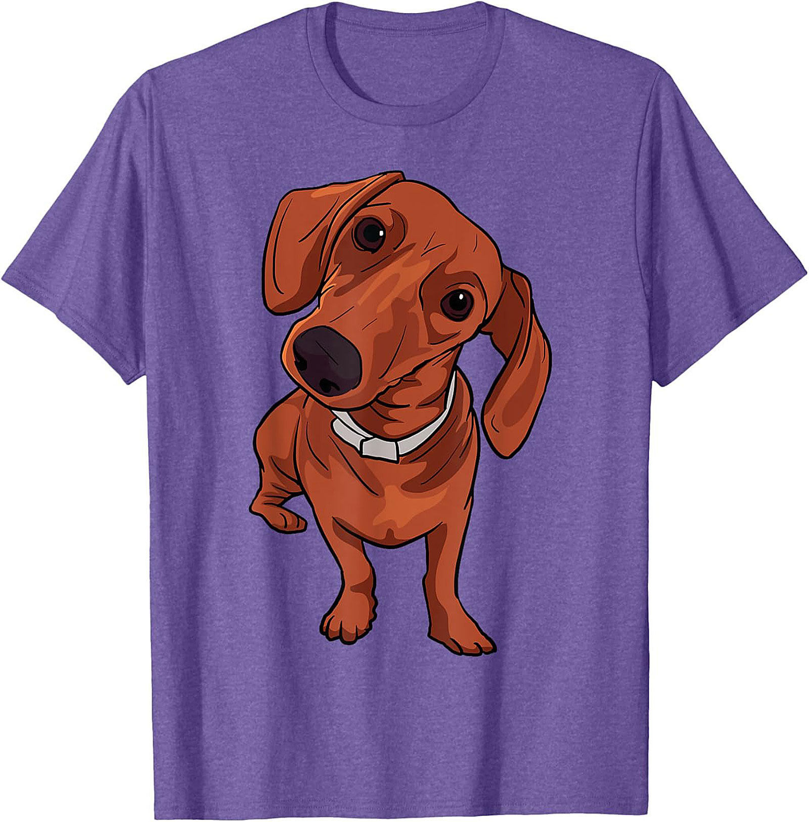 The Curious Dachshund Graphic Tee | Wiener Dog Unisex Shirt