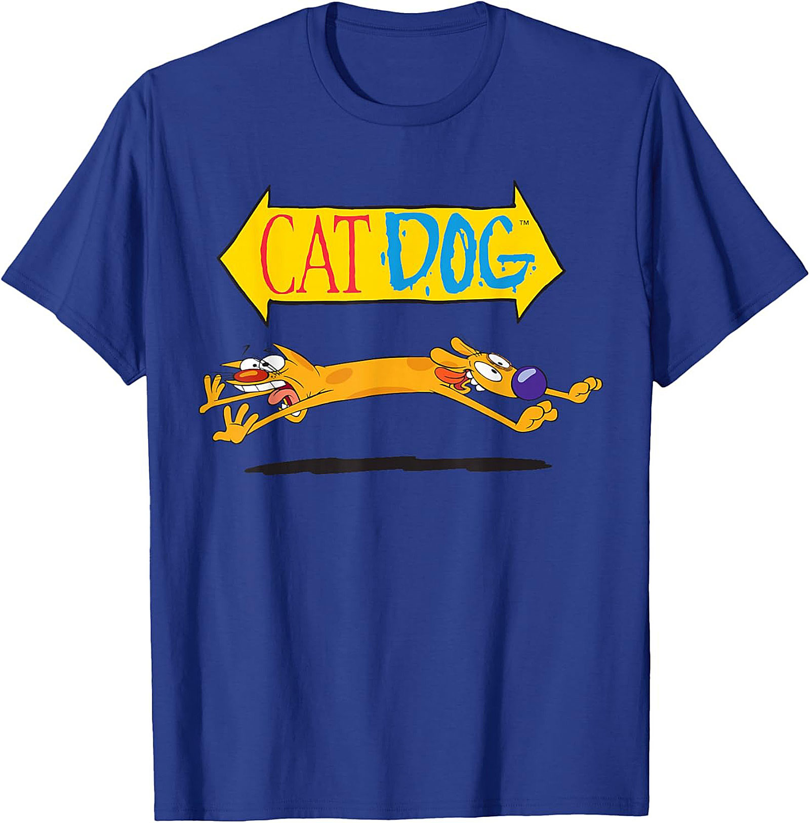 CatDog Cartoon T-shirt | Classic Nickelodeon Retro Graphic Tee