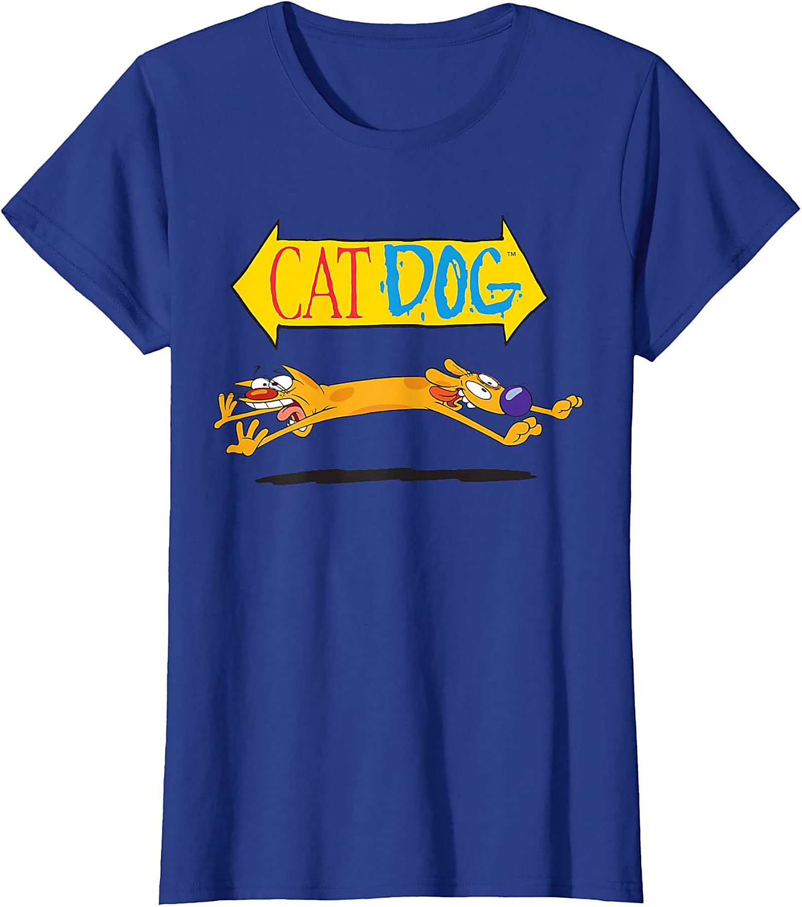 CatDog Cartoon T-shirt | Classic Nickelodeon Retro Graphic Tee