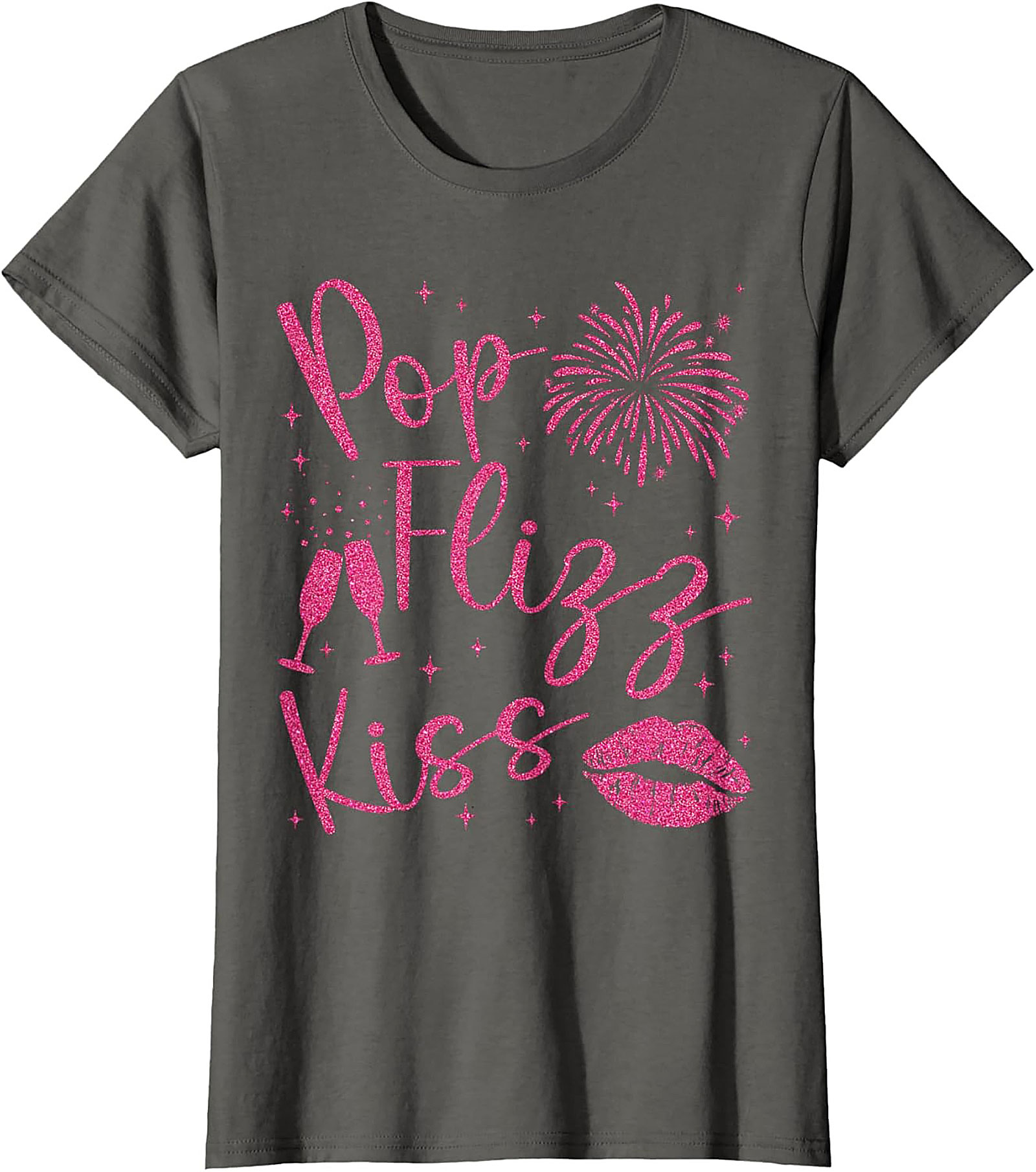 Pop Fizz Kiss New Year's Eve T-shirt NYE Party Tee