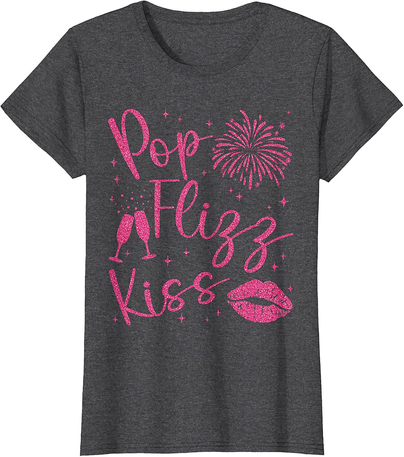 Pop Fizz Kiss New Year's Eve T-shirt NYE Party Tee