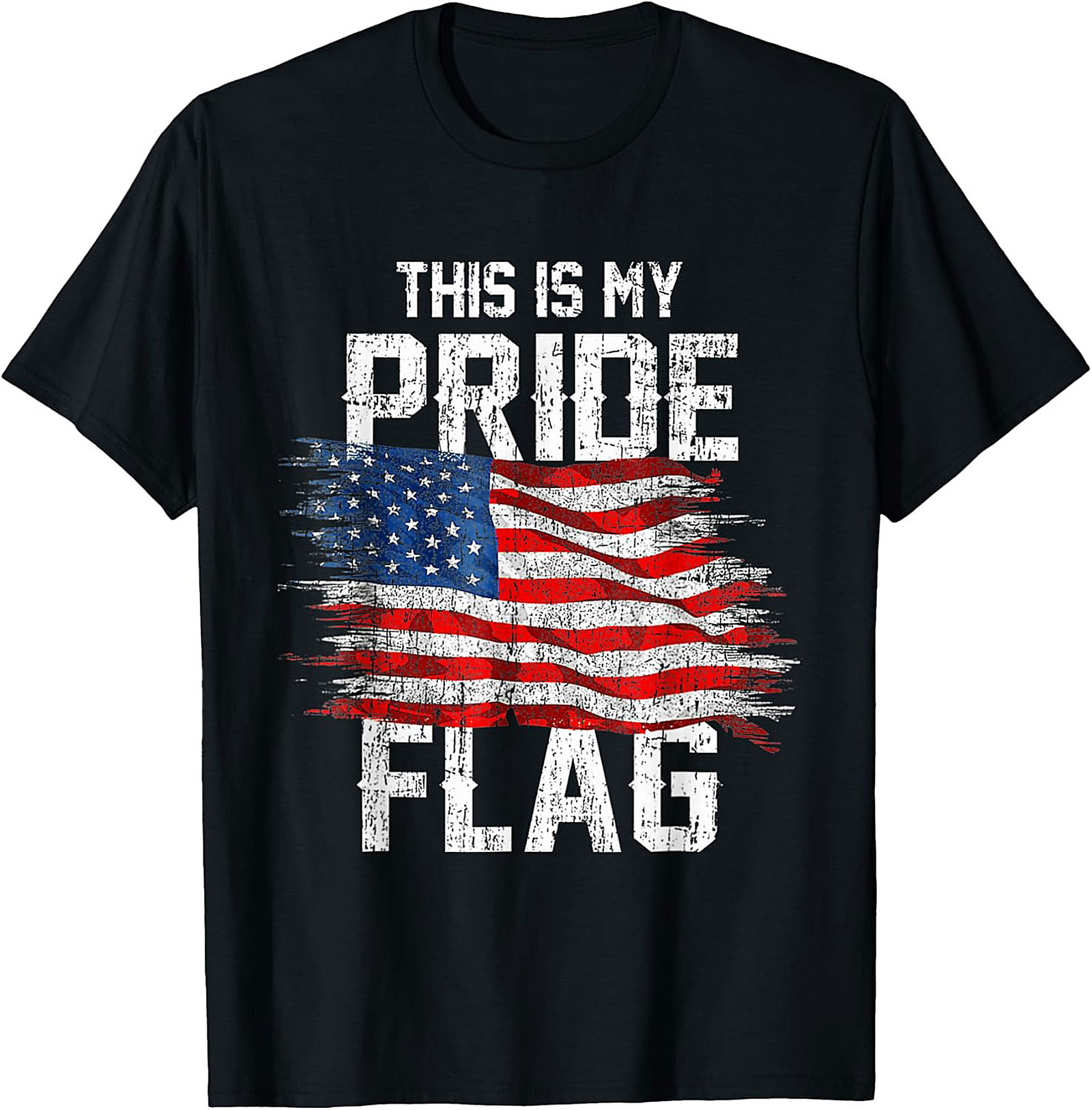 American Flag Pride T-Shirt | USA Patriotic Graphic Tee