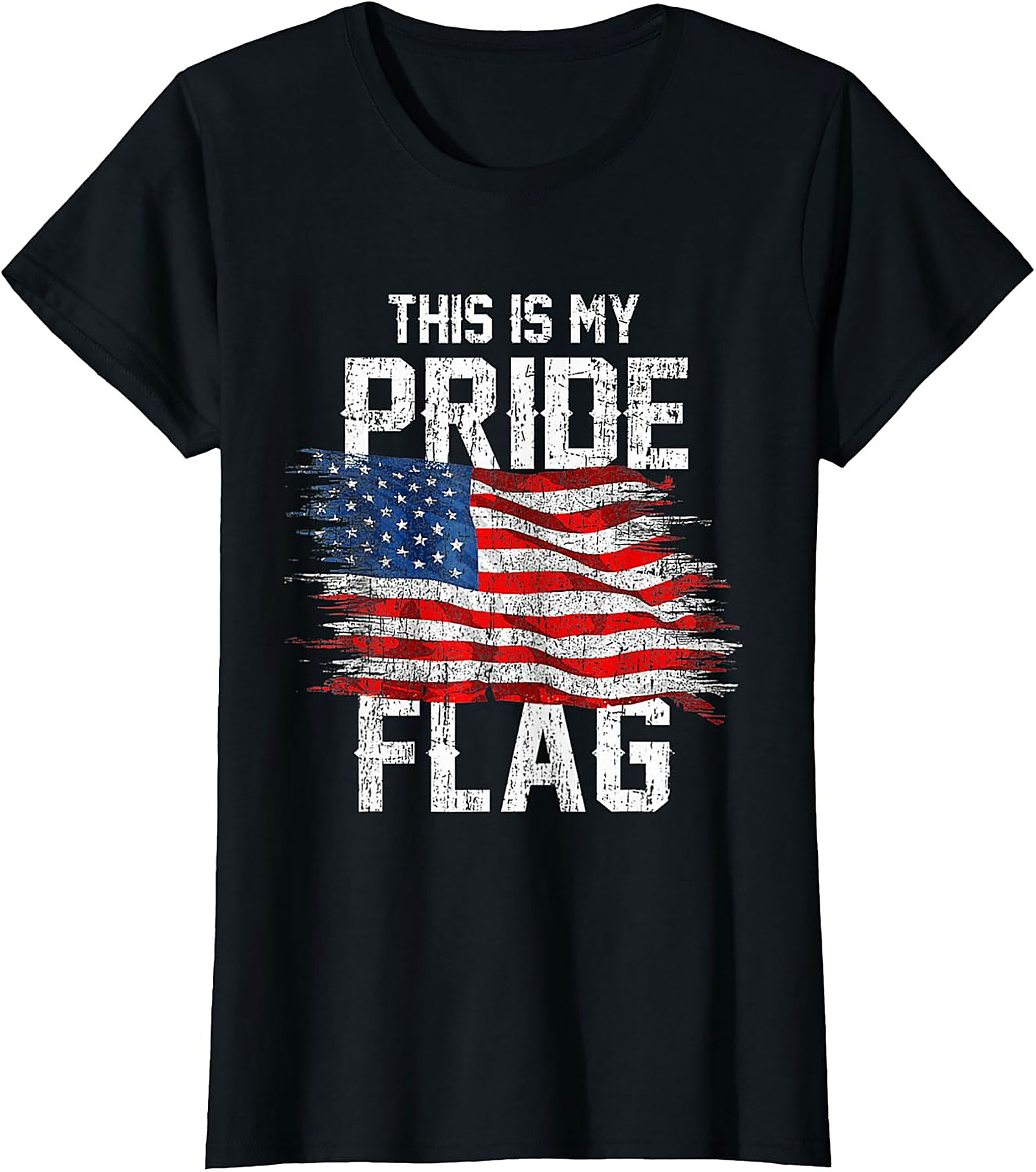 American Flag Pride T-Shirt | USA Patriotic Graphic Tee