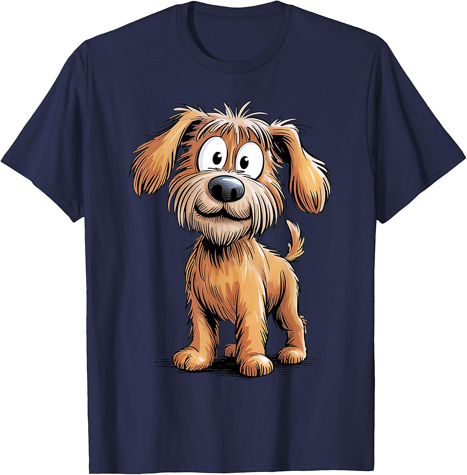 Cute Scruffy Dog Graphic Tee | Adorable Shaggy Terrier Unisex Shirt