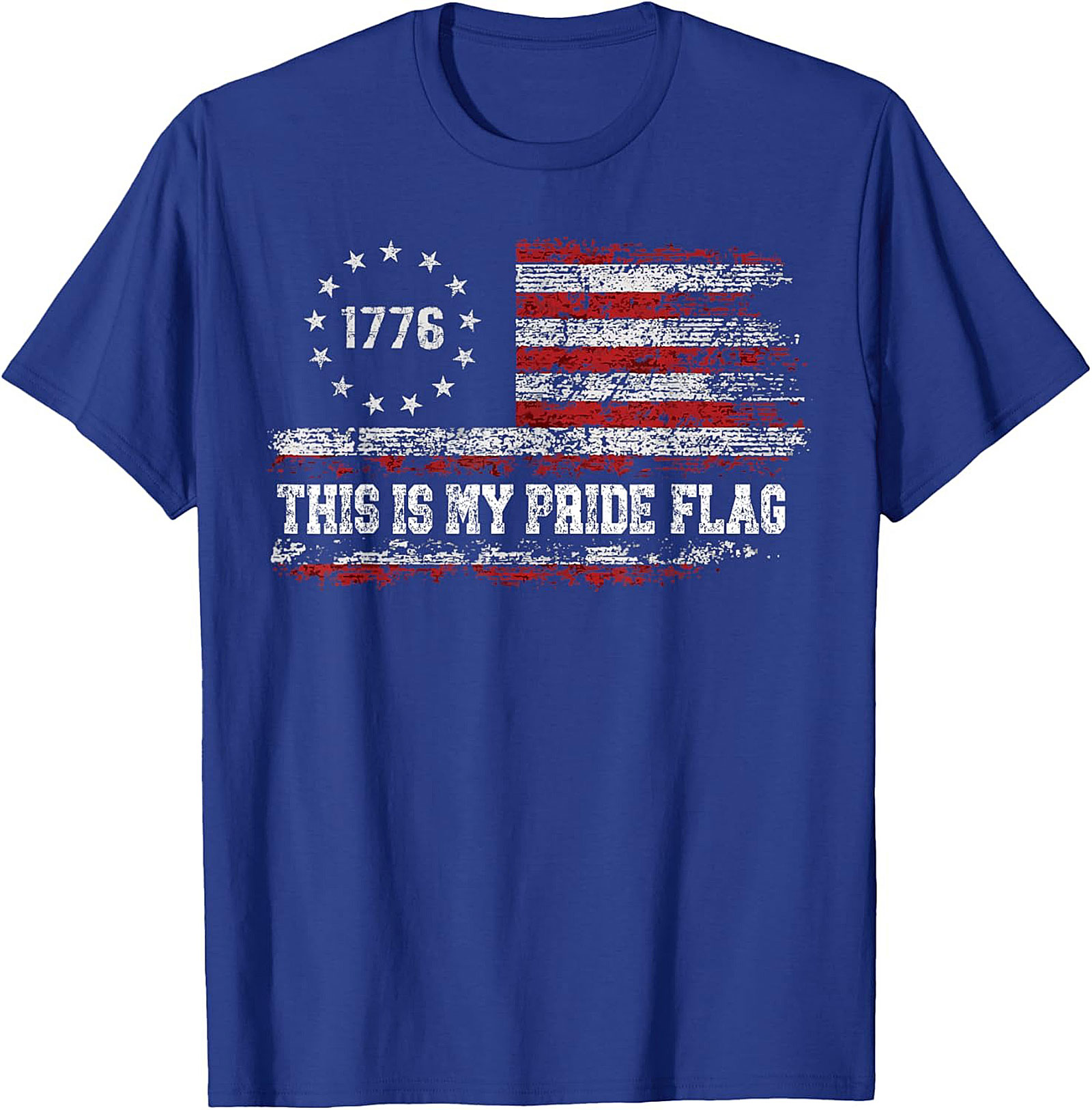 1776 Pride Flag Graphic Tee | Patriotic American Shirt