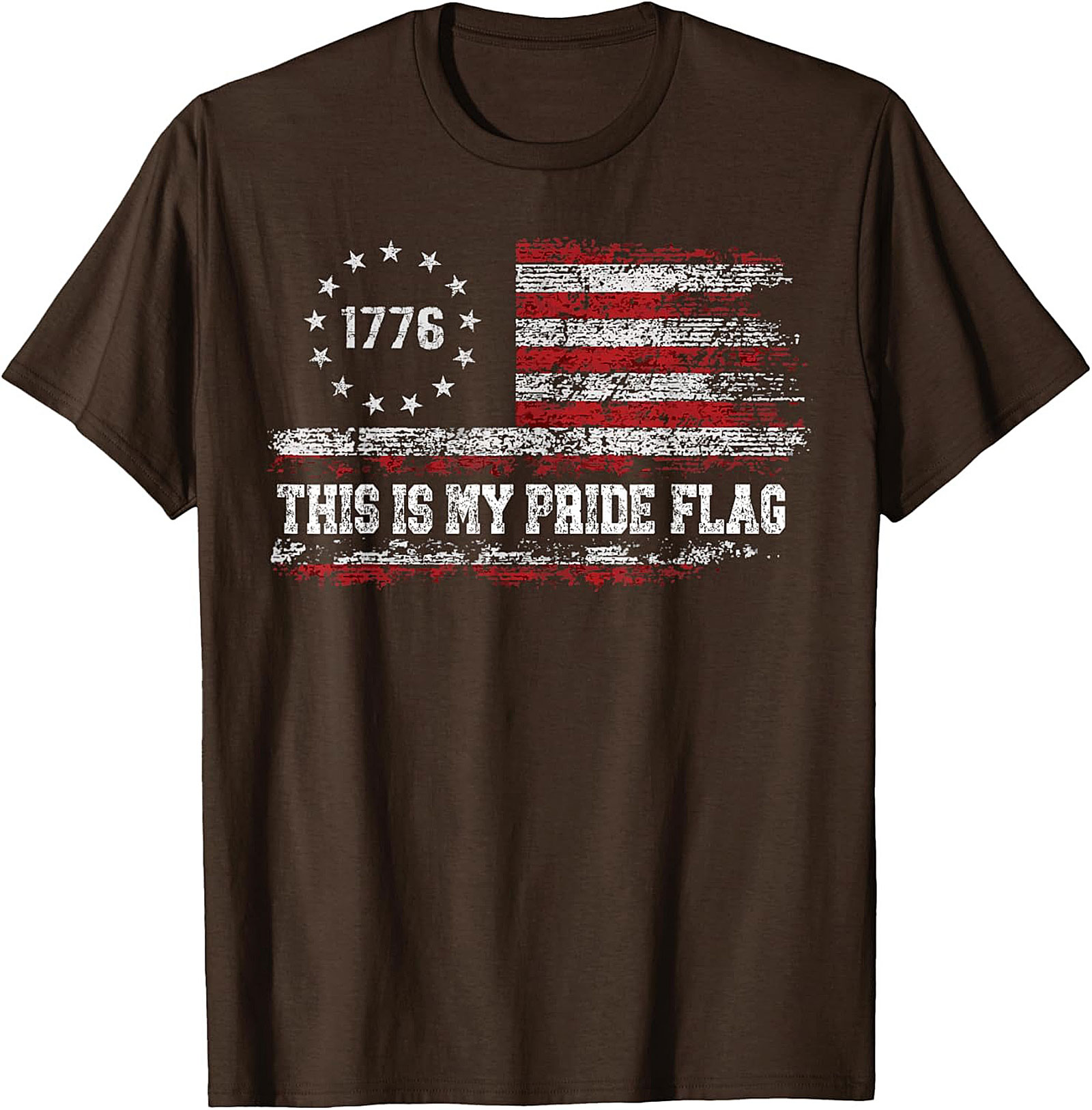 1776 Pride Flag Graphic Tee | Patriotic American Shirt