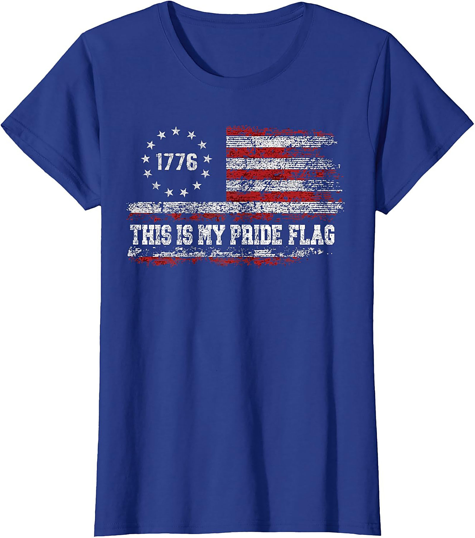 1776 Pride Flag Graphic Tee | Patriotic American Shirt
