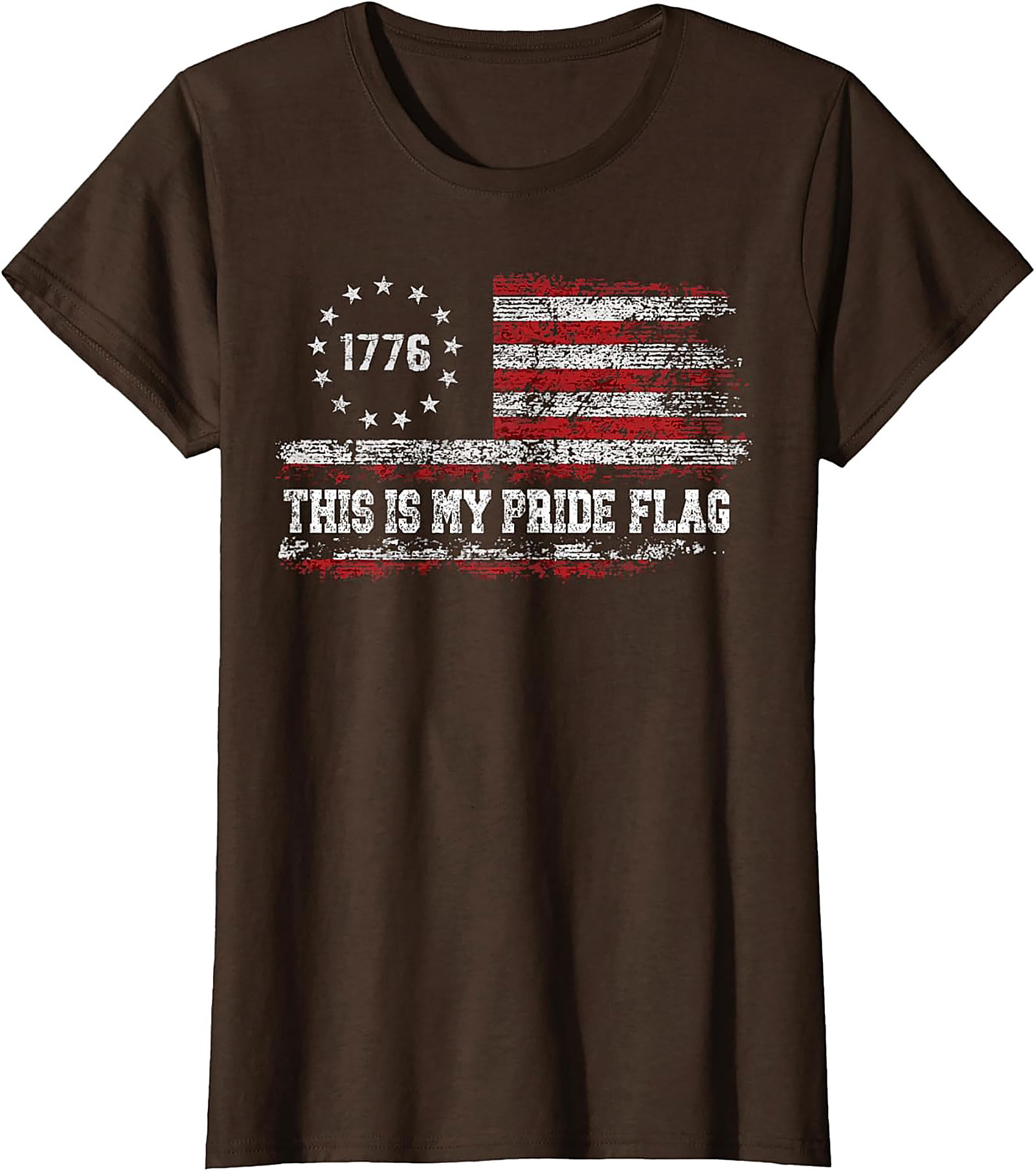 1776 Pride Flag Graphic Tee | Patriotic American Shirt