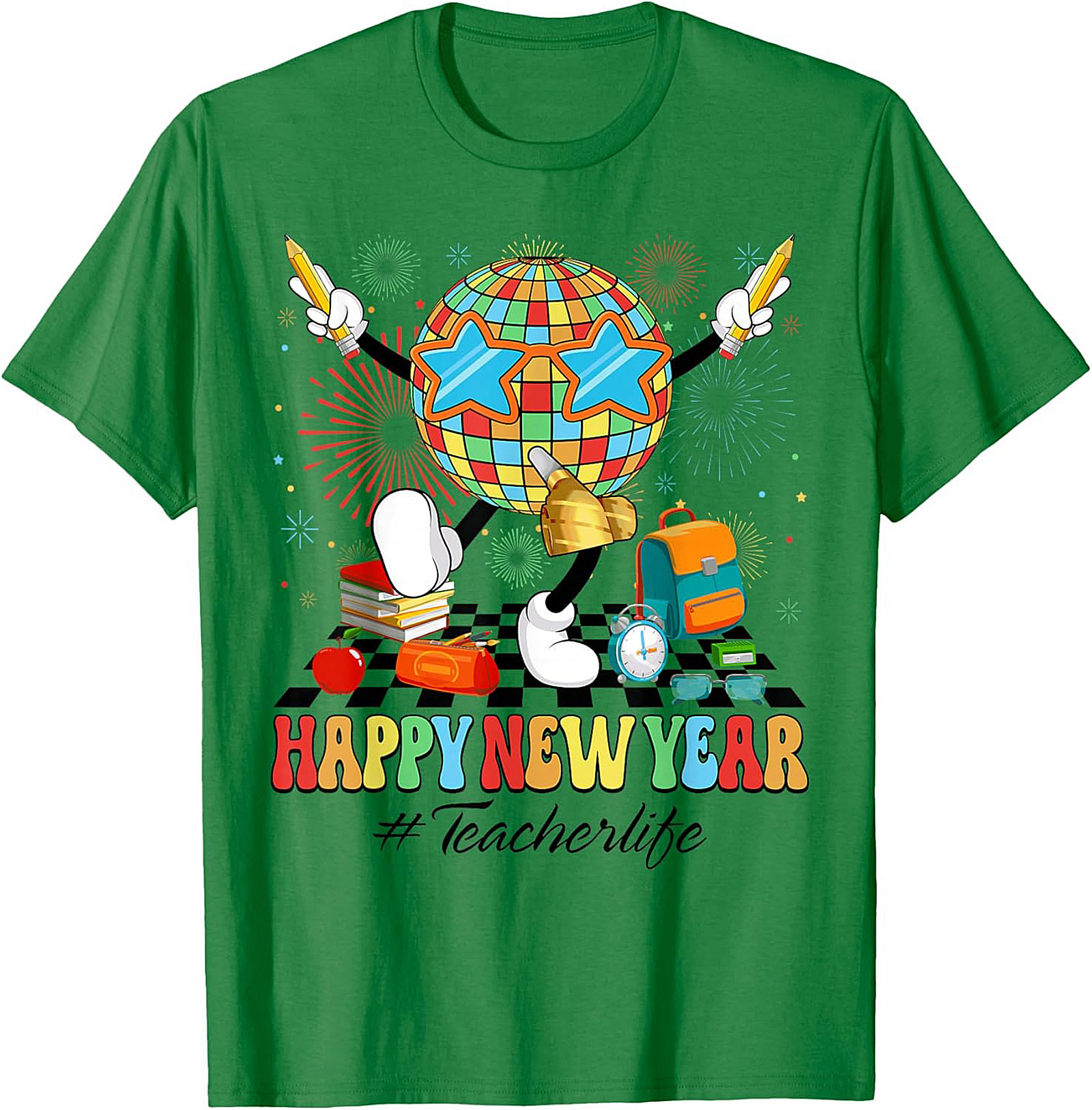 New Year Teacher Graphic Tee Funny Teacherlife Unisex Shirt