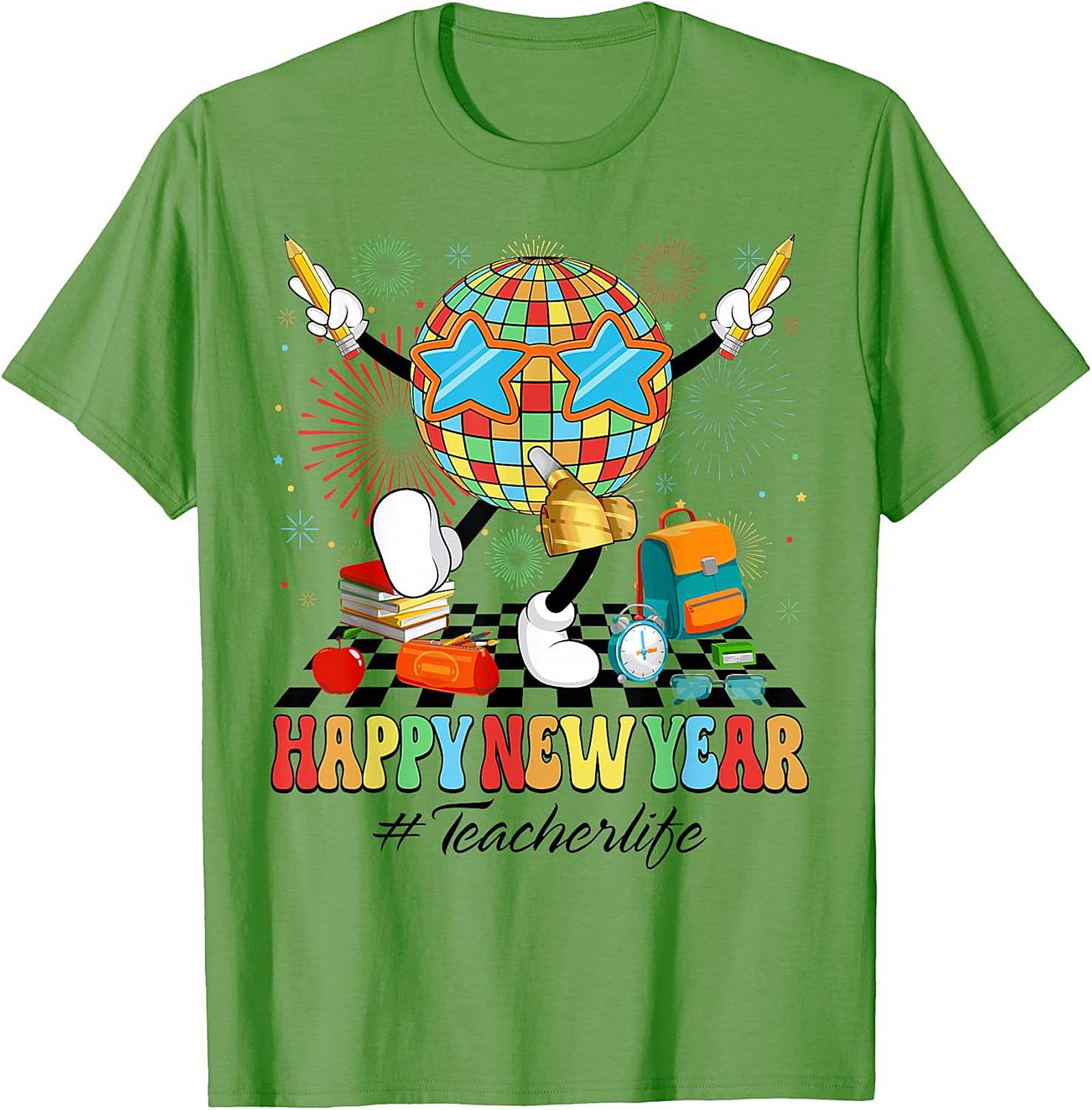 New Year Teacher Graphic Tee Funny Teacherlife Unisex Shirt