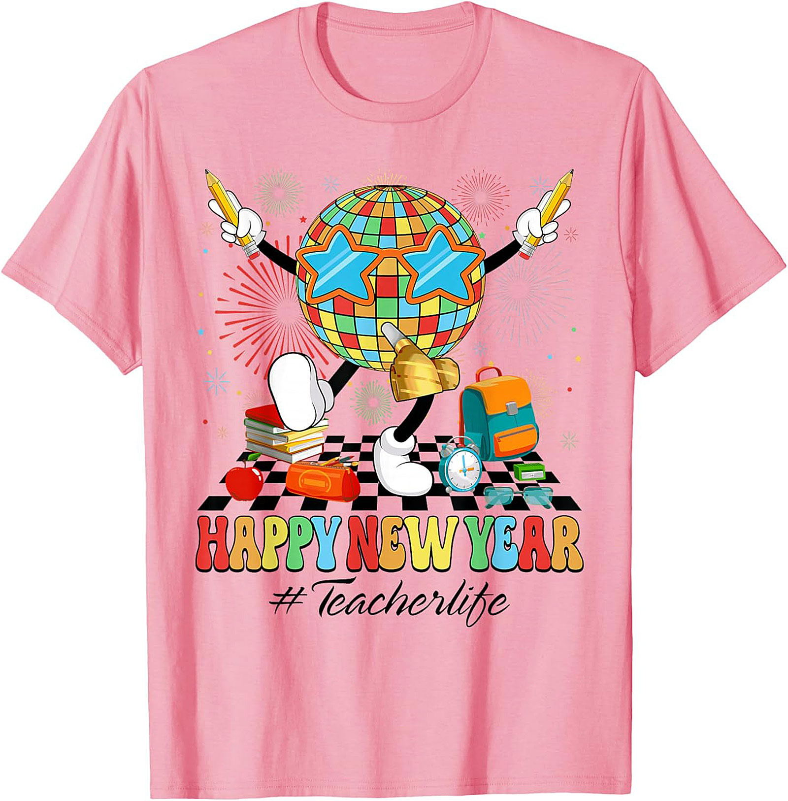 New Year Teacher Graphic Tee Funny Teacherlife Unisex Shirt