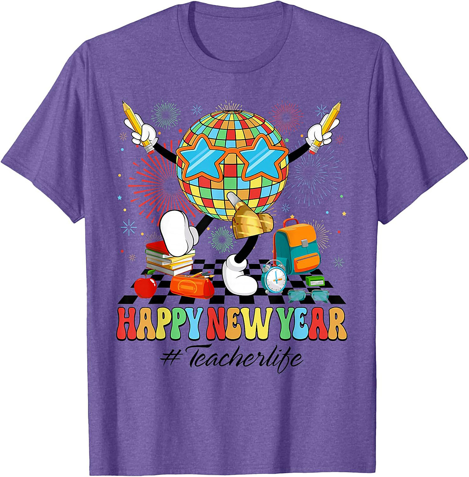 New Year Teacher Graphic Tee Funny Teacherlife Unisex Shirt