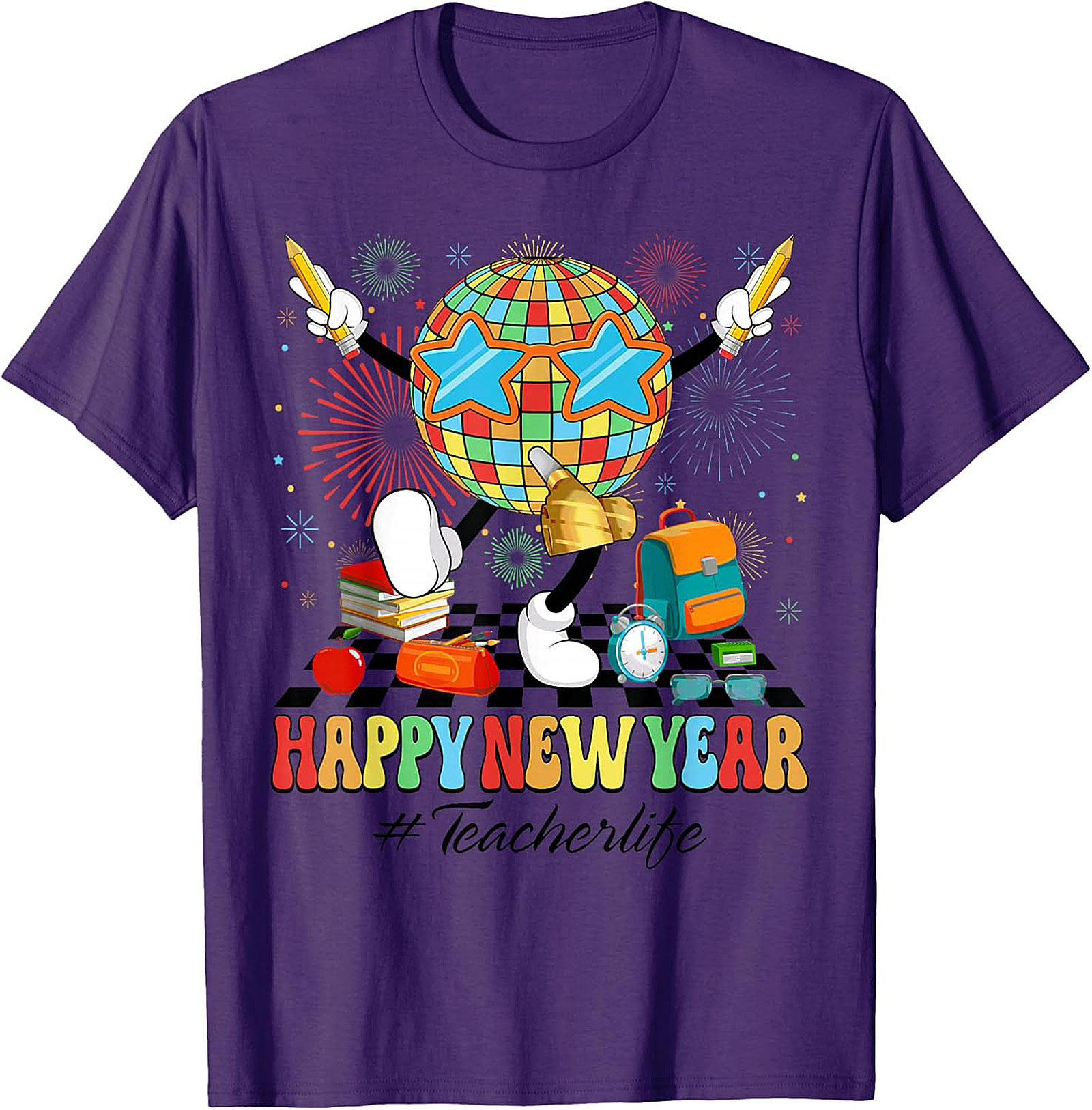 New Year Teacher Graphic Tee Funny Teacherlife Unisex Shirt