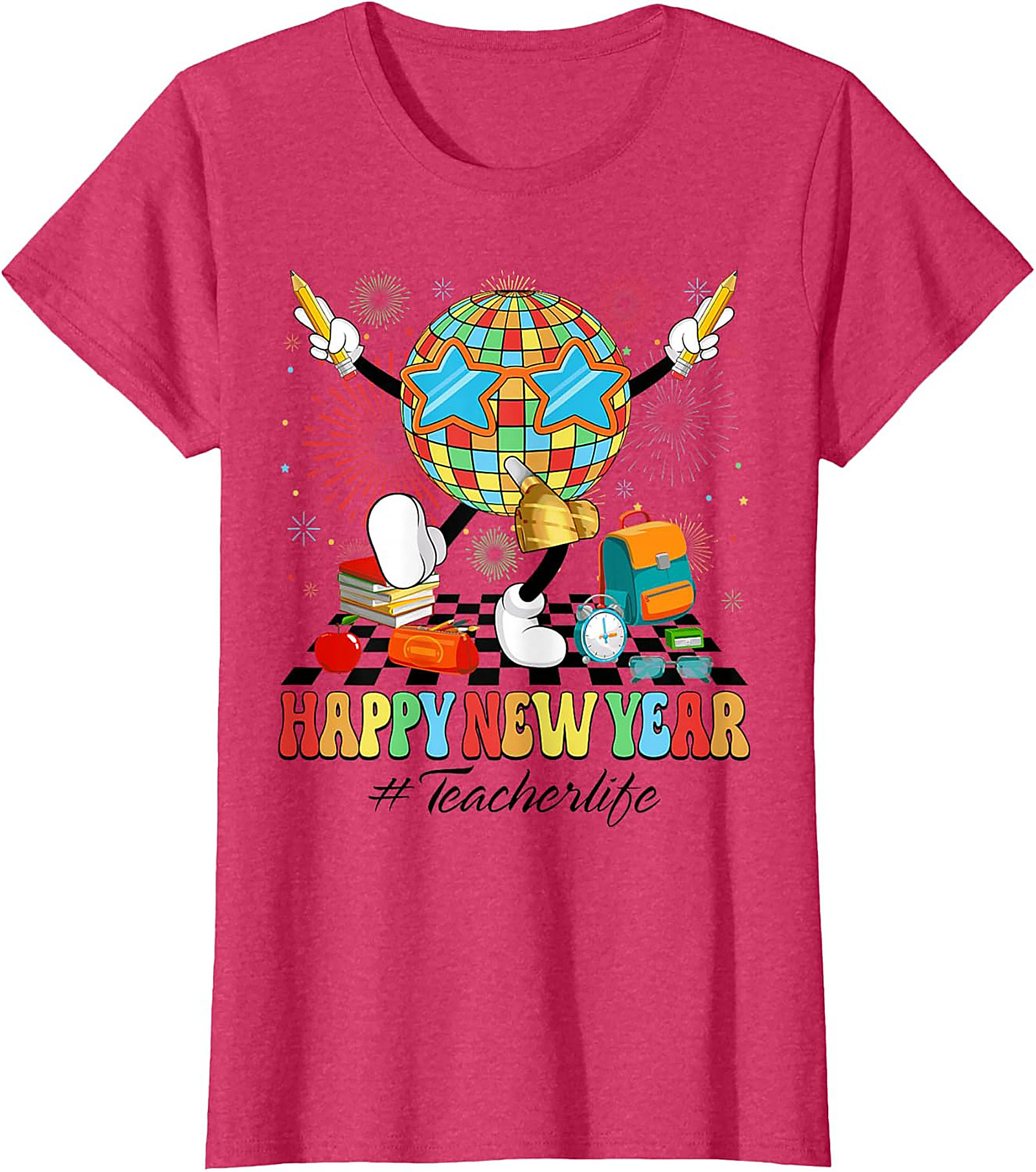 New Year Teacher Graphic Tee Funny Teacherlife Unisex Shirt