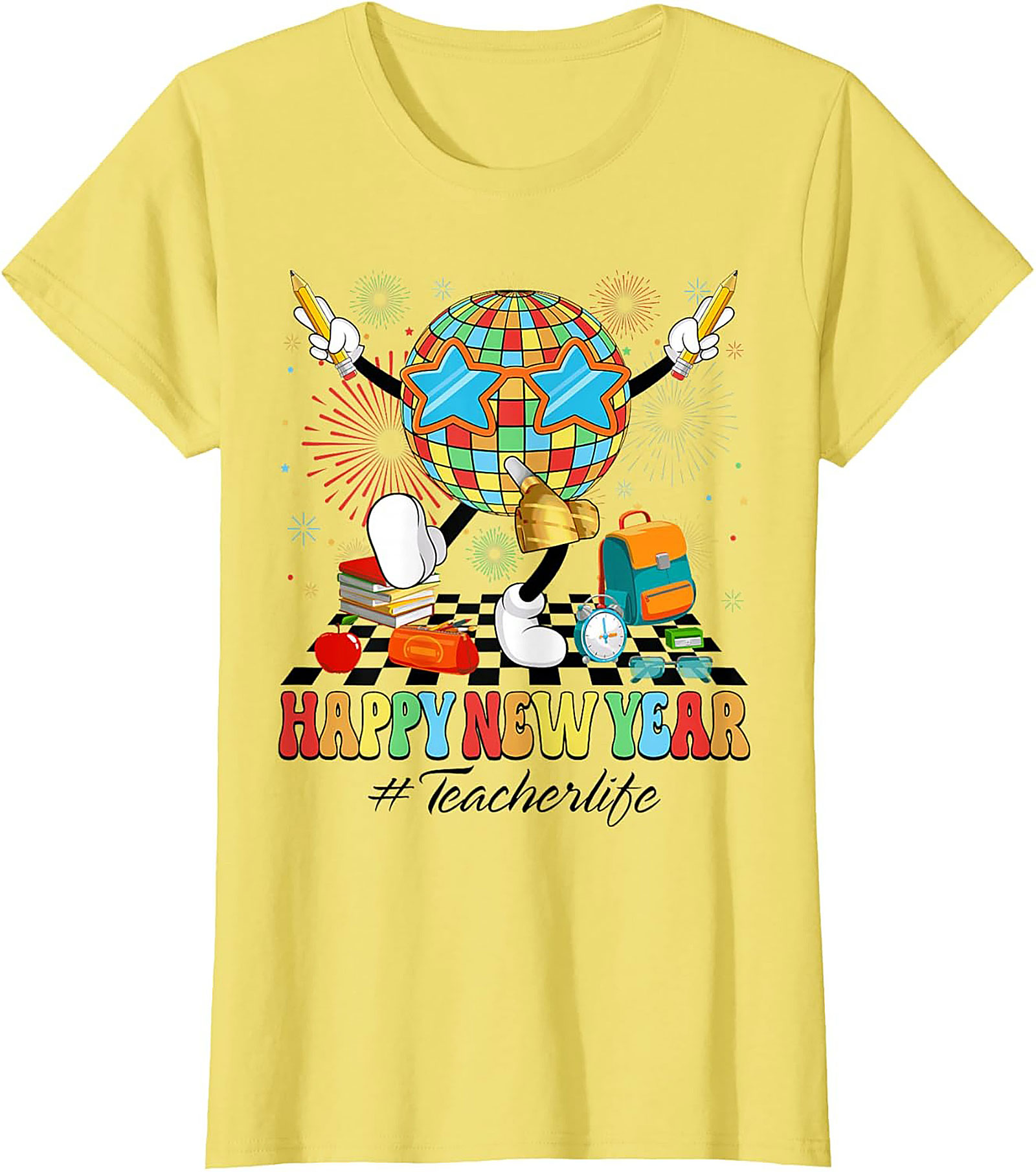 New Year Teacher Graphic Tee Funny Teacherlife Unisex Shirt