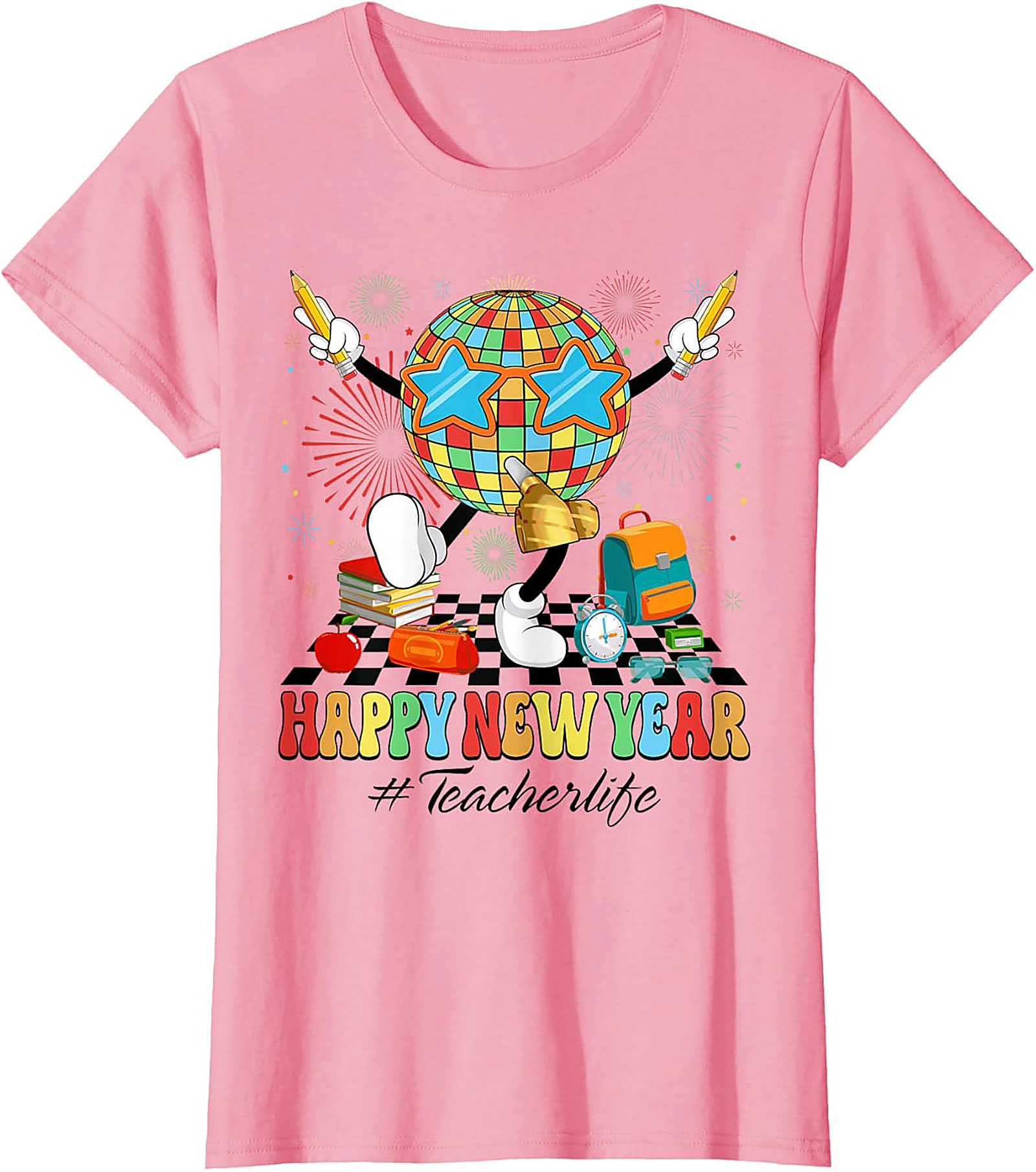 New Year Teacher Graphic Tee Funny Teacherlife Unisex Shirt
