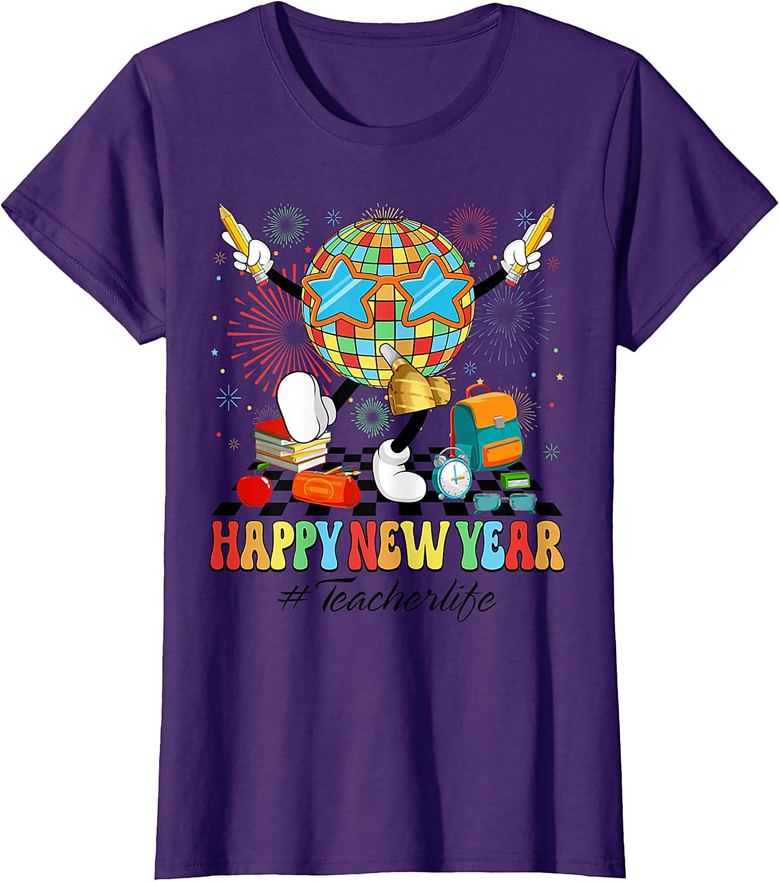 New Year Teacher Graphic Tee Funny Teacherlife Unisex Shirt