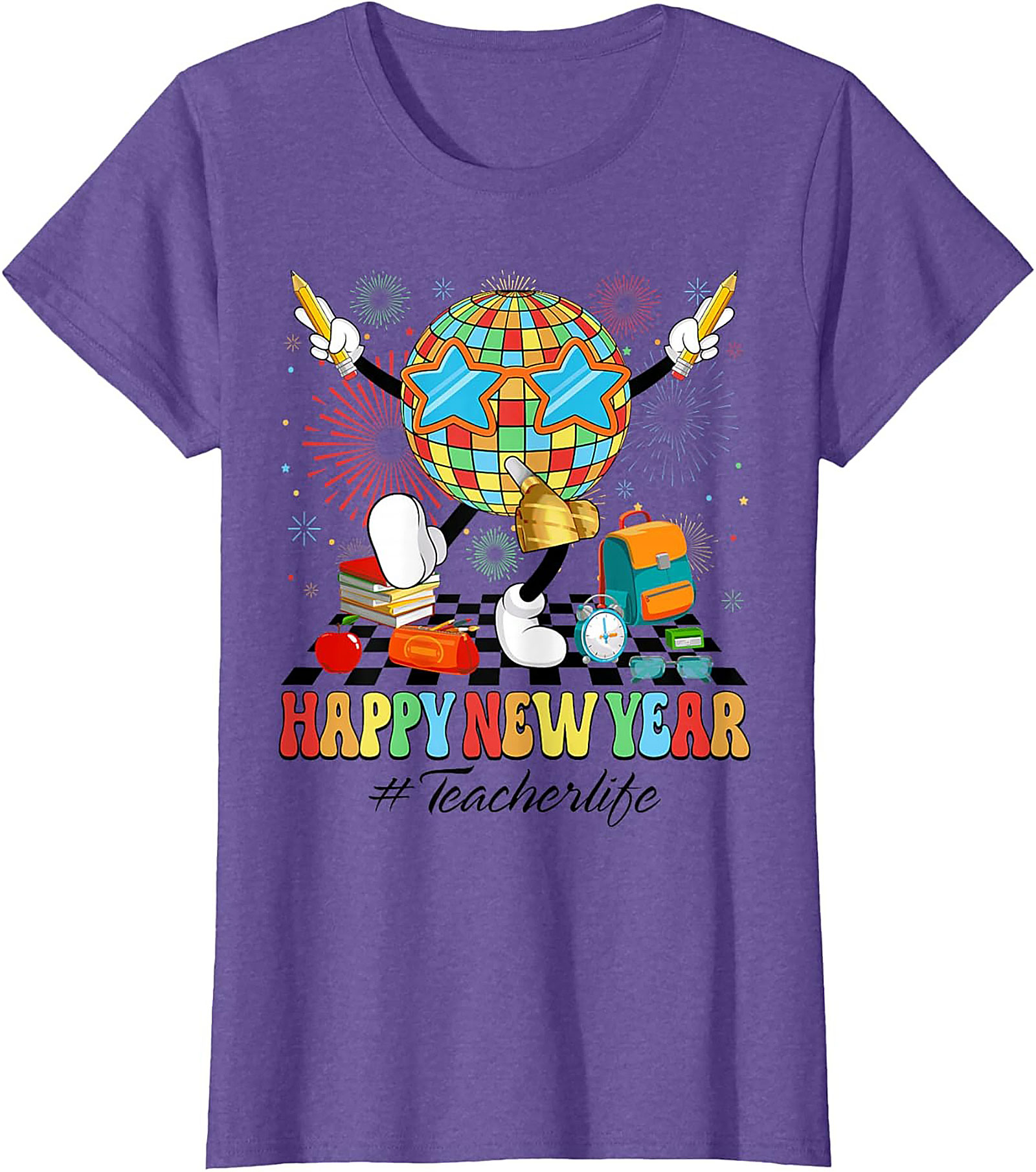 New Year Teacher Graphic Tee Funny Teacherlife Unisex Shirt