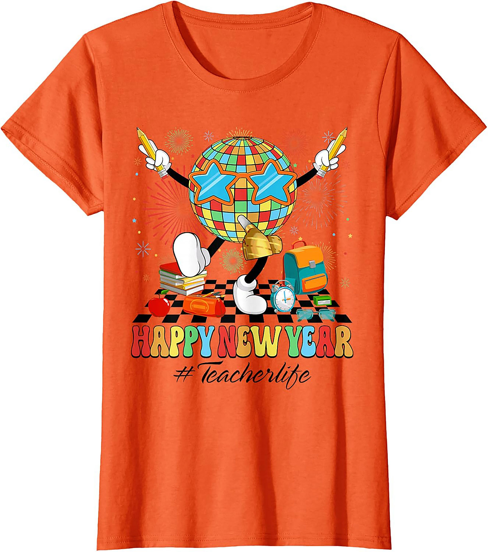 New Year Teacher Graphic Tee Funny Teacherlife Unisex Shirt