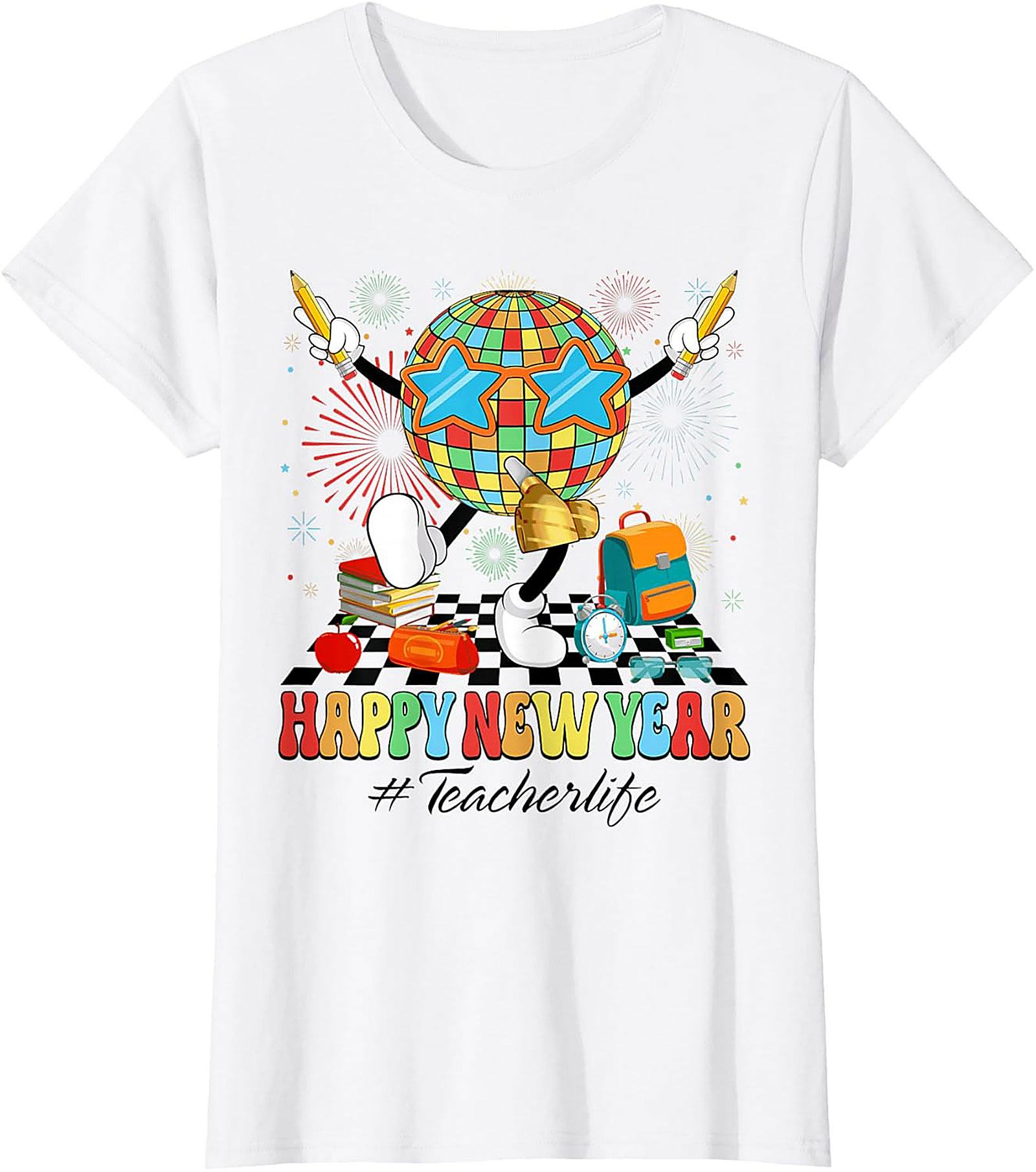 New Year Teacher Graphic Tee Funny Teacherlife Unisex Shirt