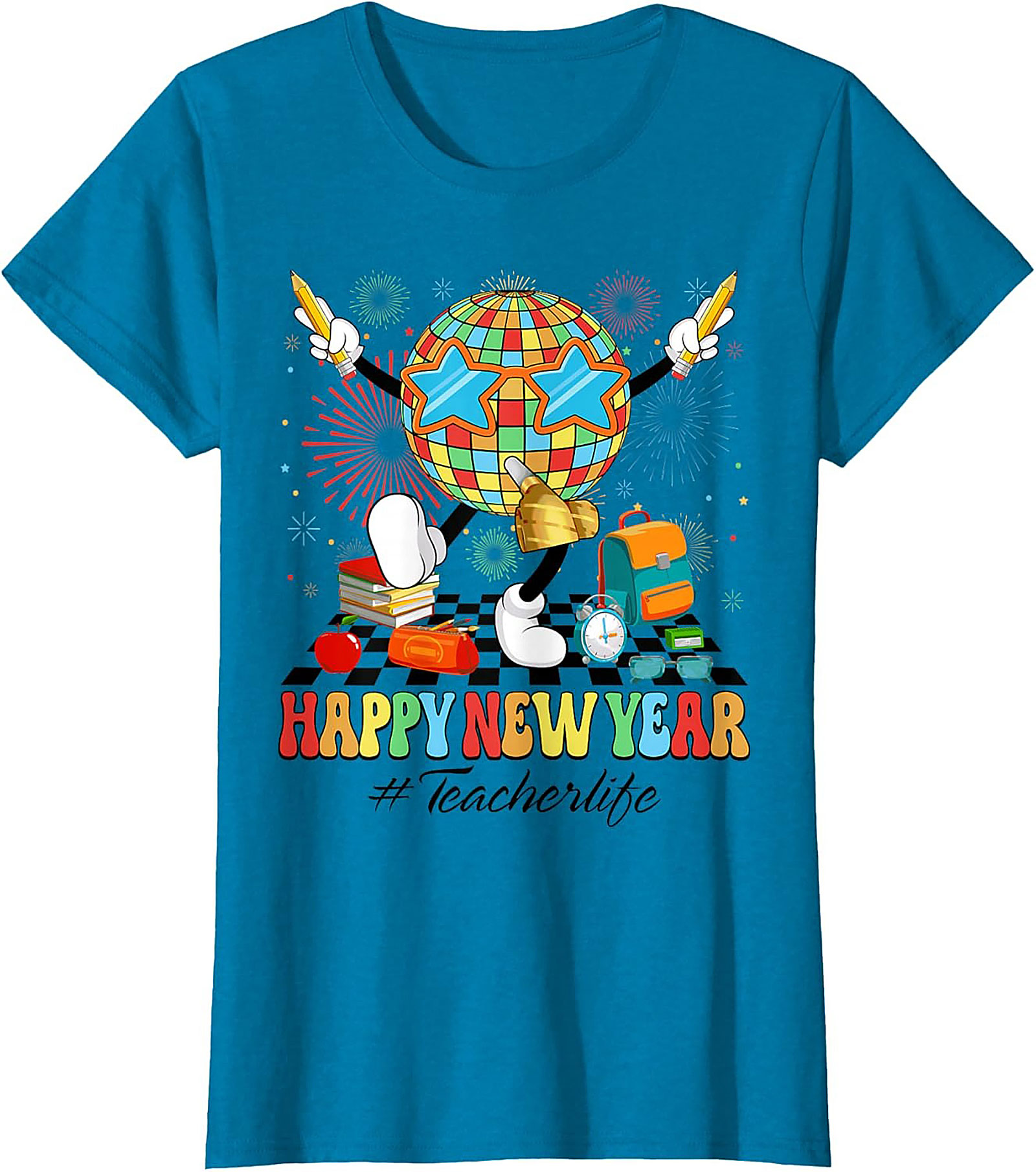 New Year Teacher Graphic Tee Funny Teacherlife Unisex Shirt