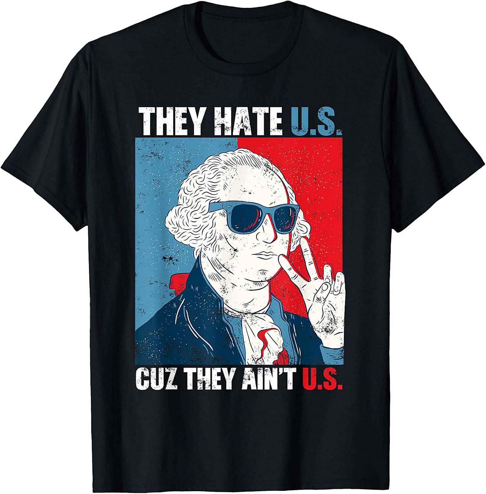 Funny Patriotic T-Shirt | George Washington Graphic Tee