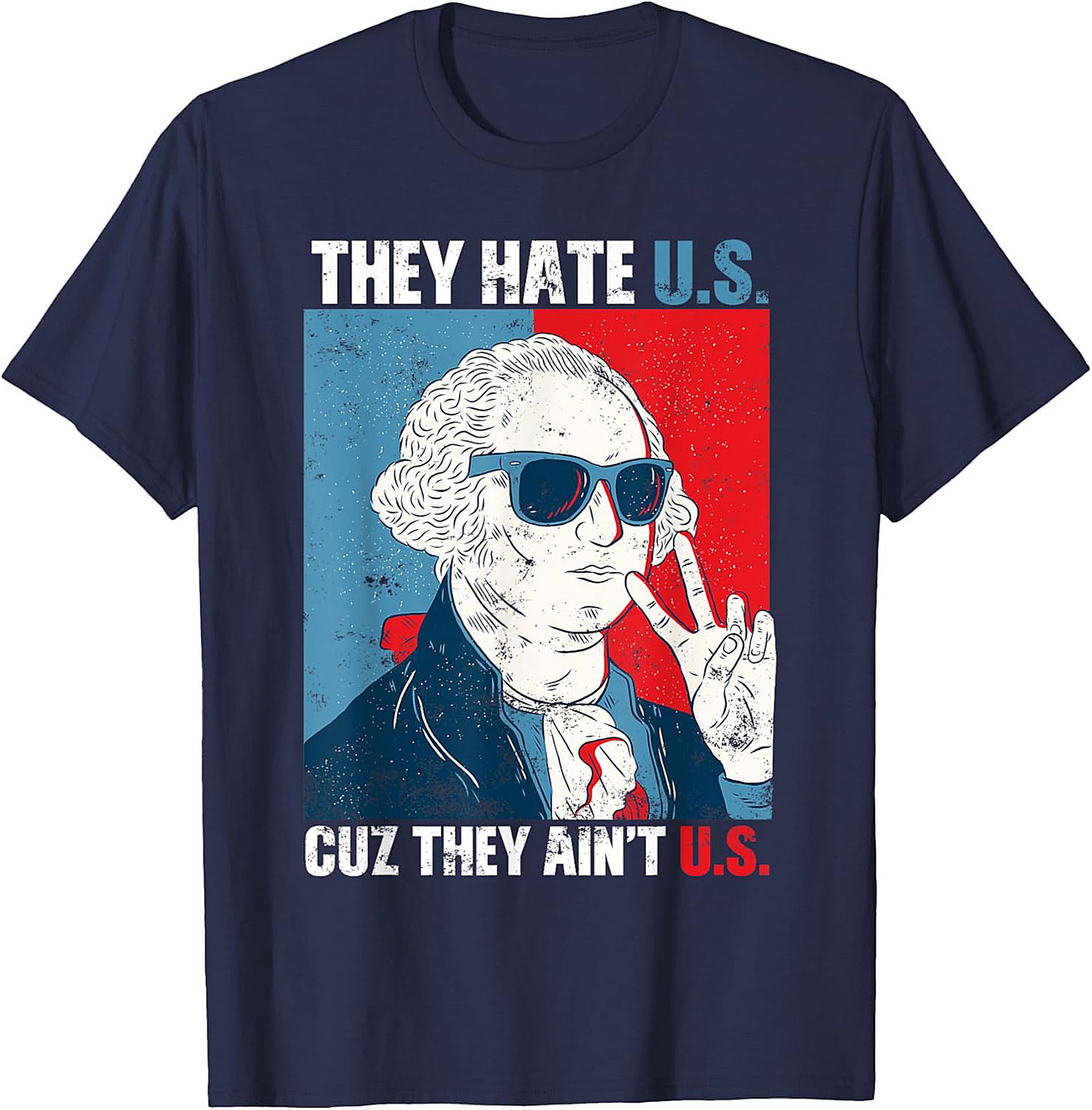 Funny Patriotic T-Shirt | George Washington Graphic Tee