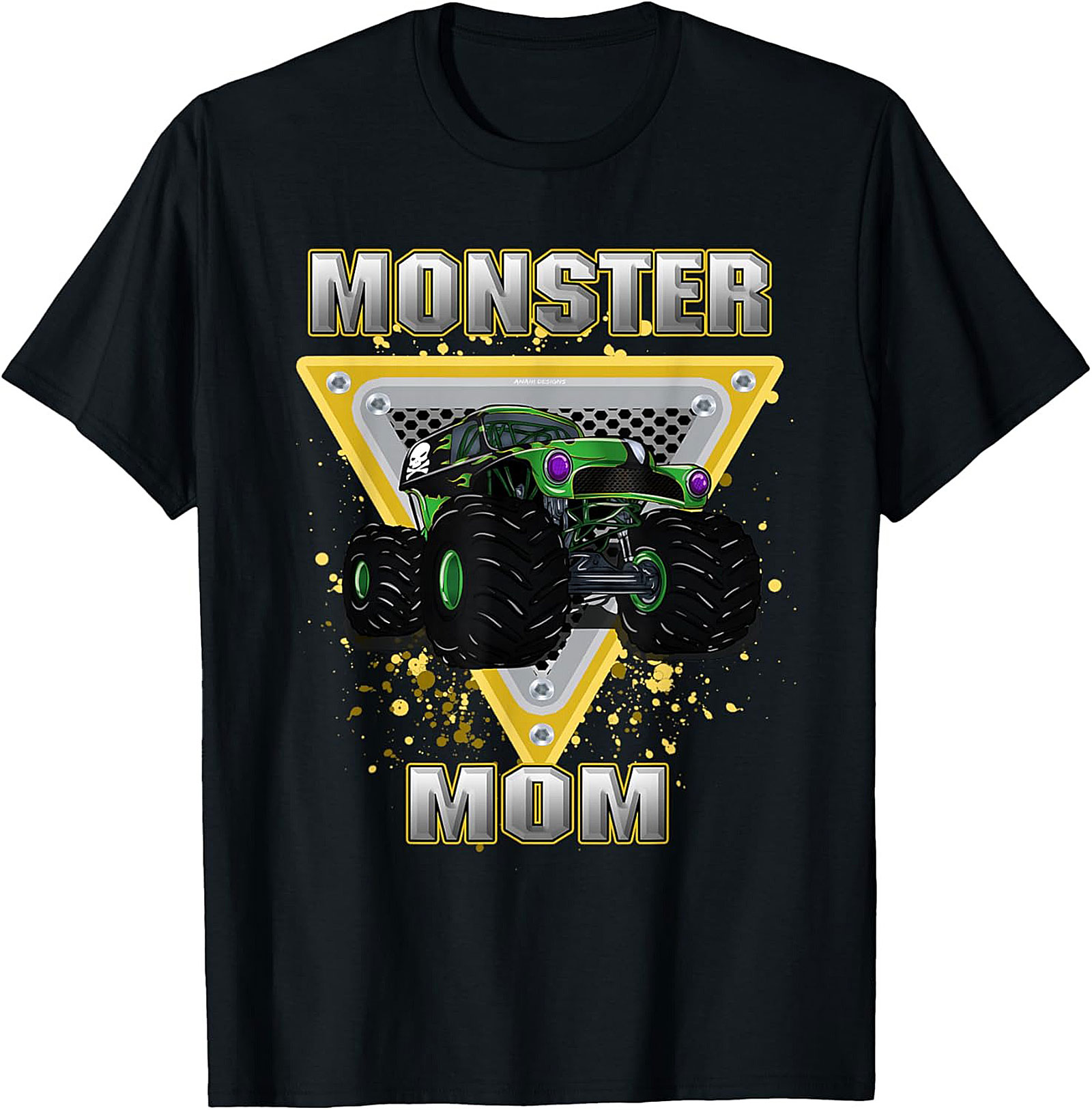 Monster Truck Mom T-shirt Funny Graphic Tee Gift