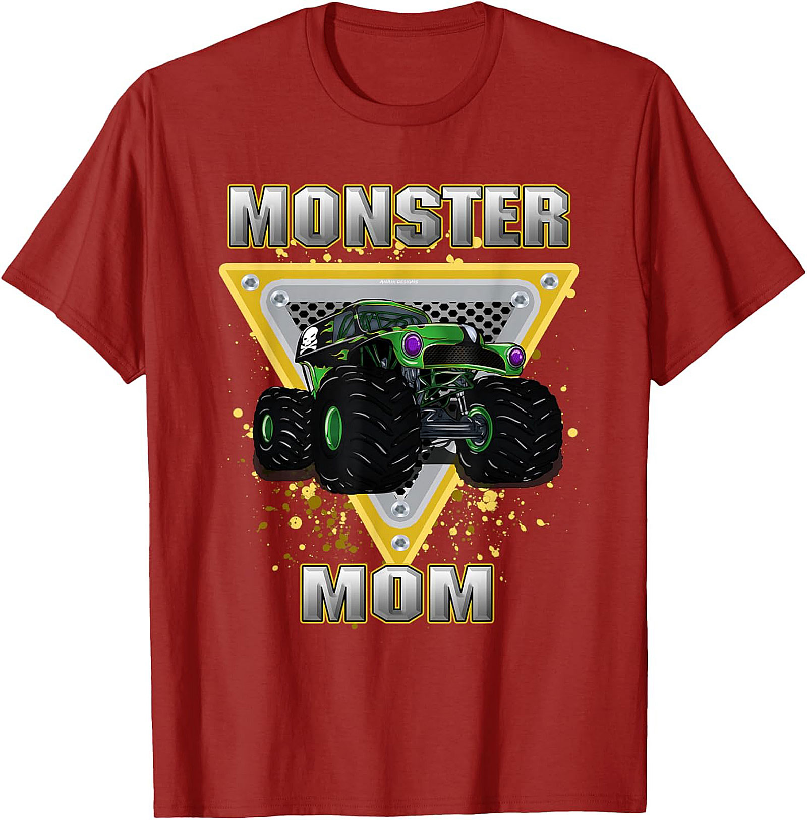 Monster Truck Mom T-shirt Funny Graphic Tee Gift